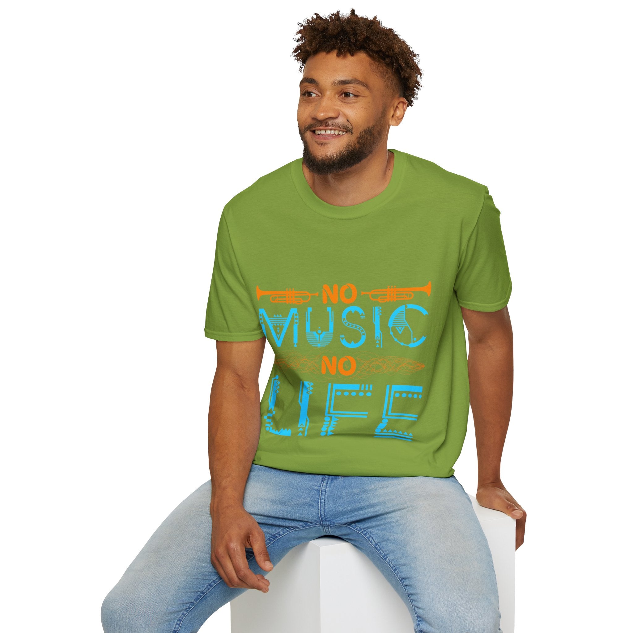 "No Music No Life" Unisex Soft style T-Shirt