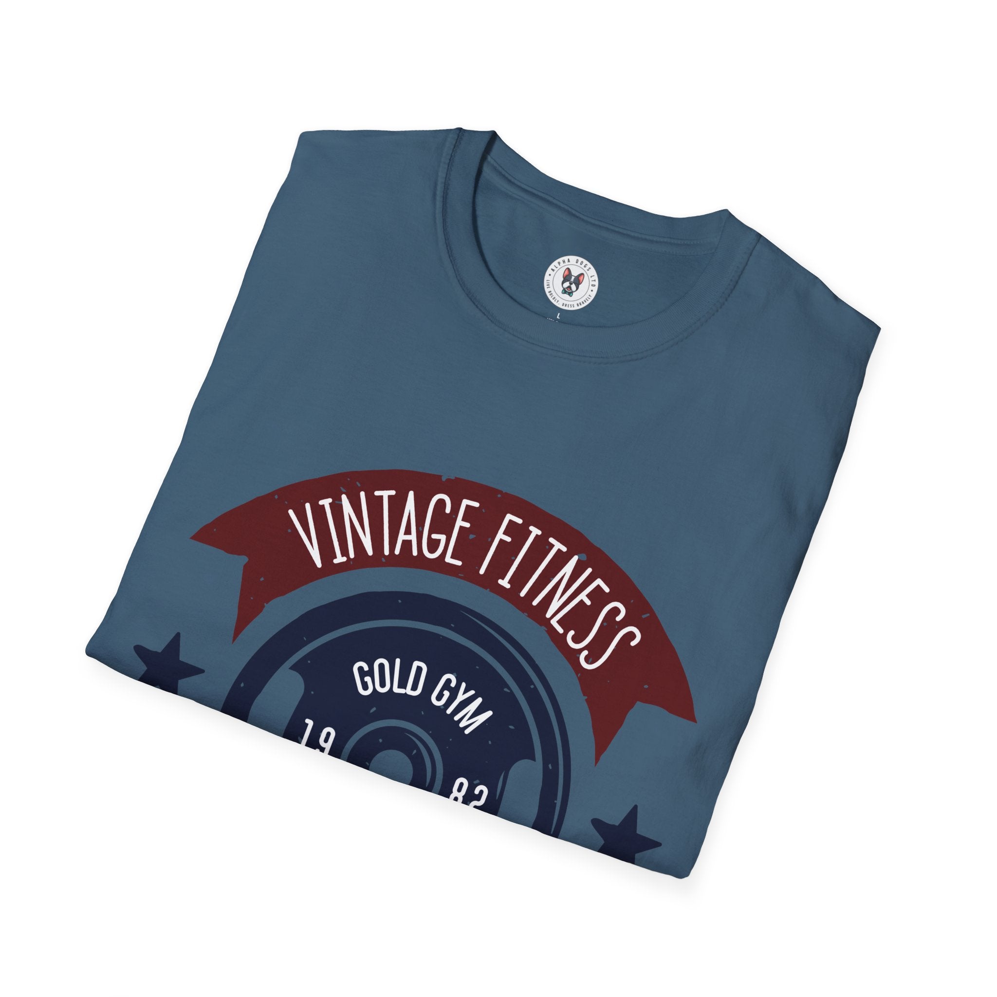 "Vintage Fitness Retro Gym Group" Unisex Soft style T-Shirt