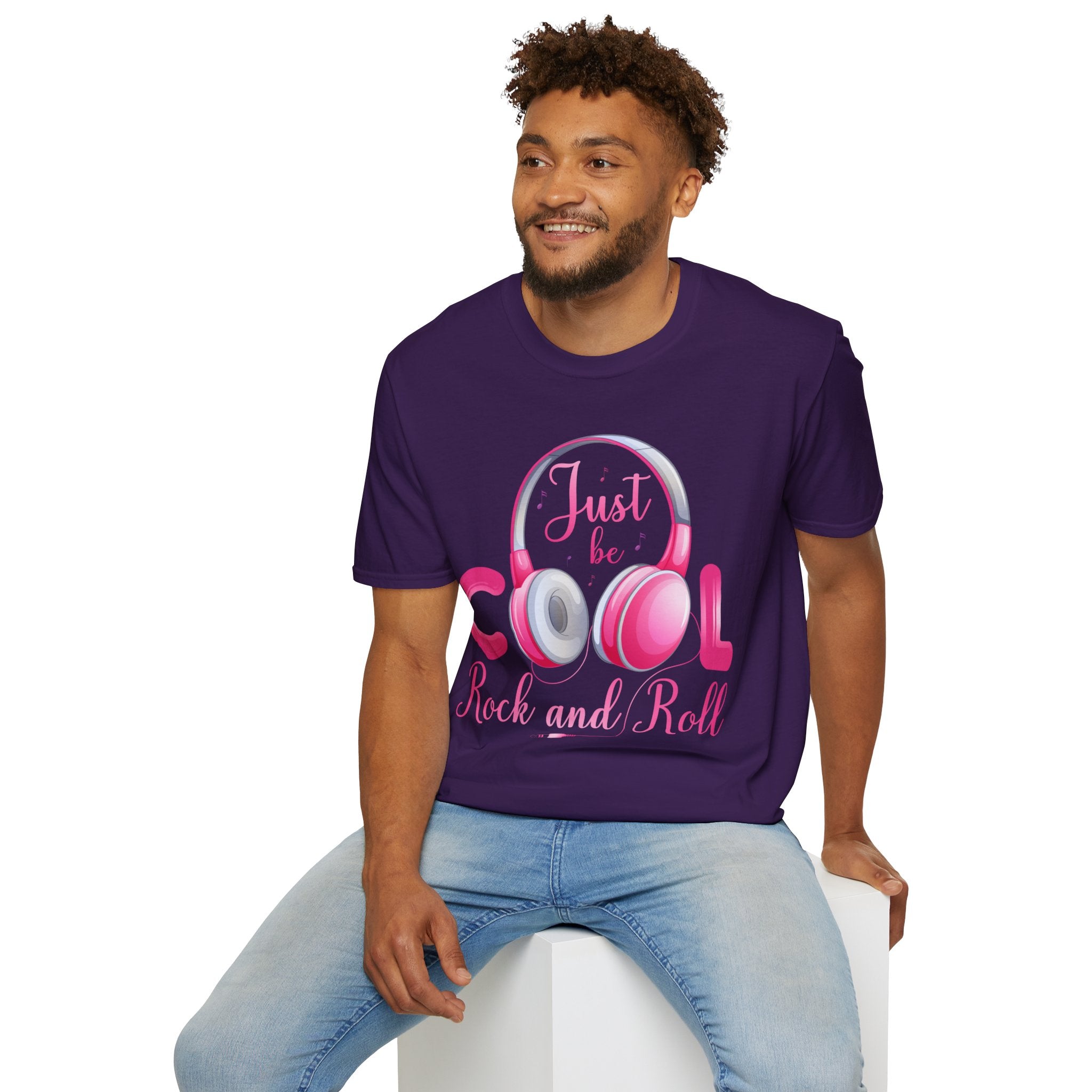 "Just Be Cool And Rock" Unisex Soft style T-Shirt