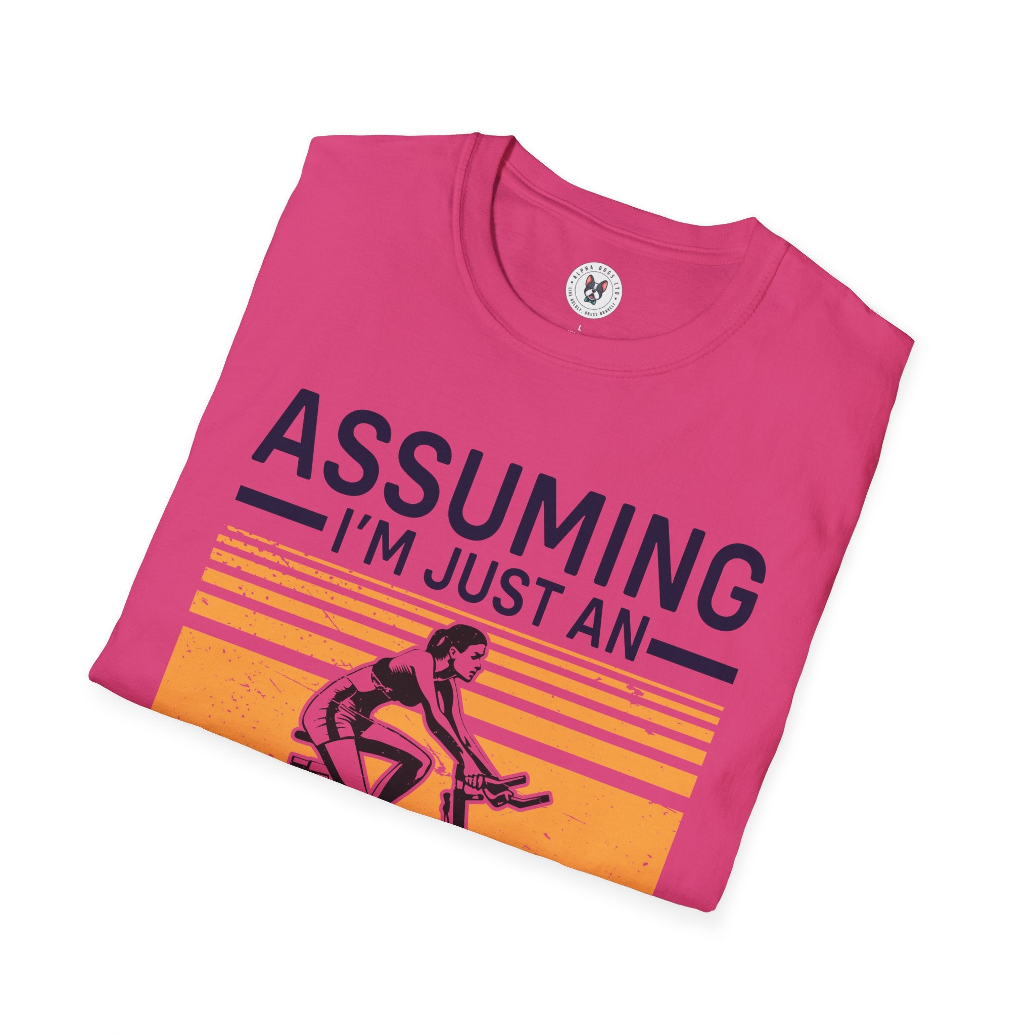 "Assuming I M Just An Old Lady Was Your First Mistake" Unisex Soft style T-Shirt