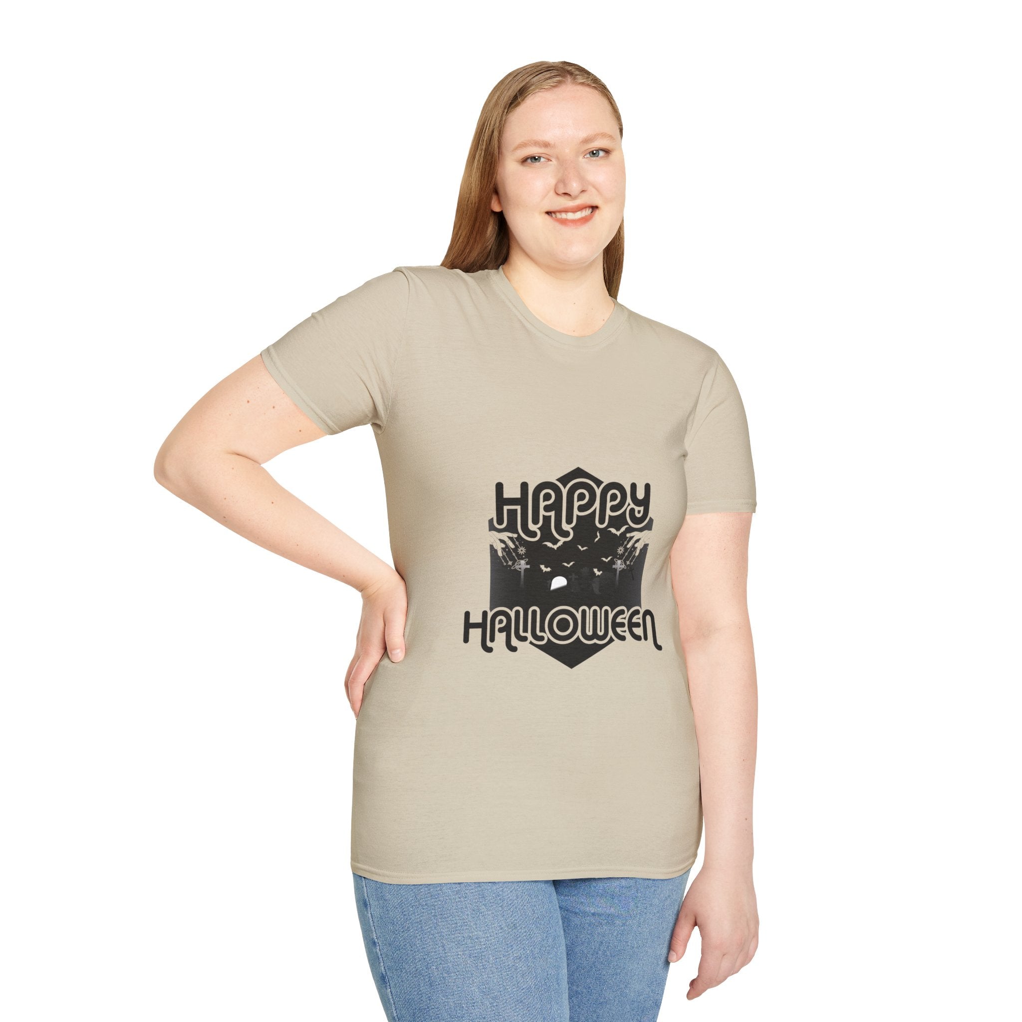 "HAPPY HALLOWEEN" Unisex Soft style T-Shirt