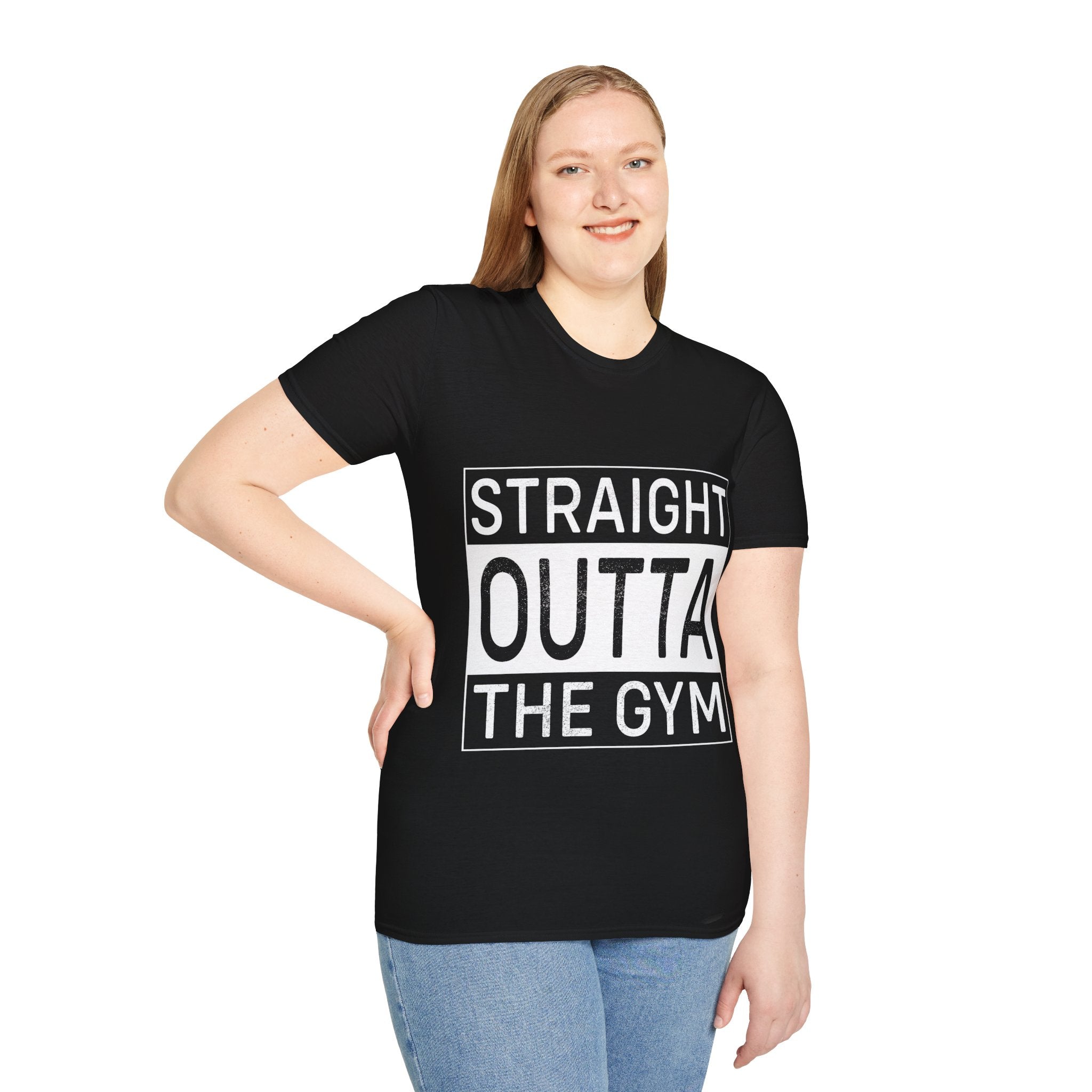 "Straight Outta The Gym" Unisex Soft style T-Shirt