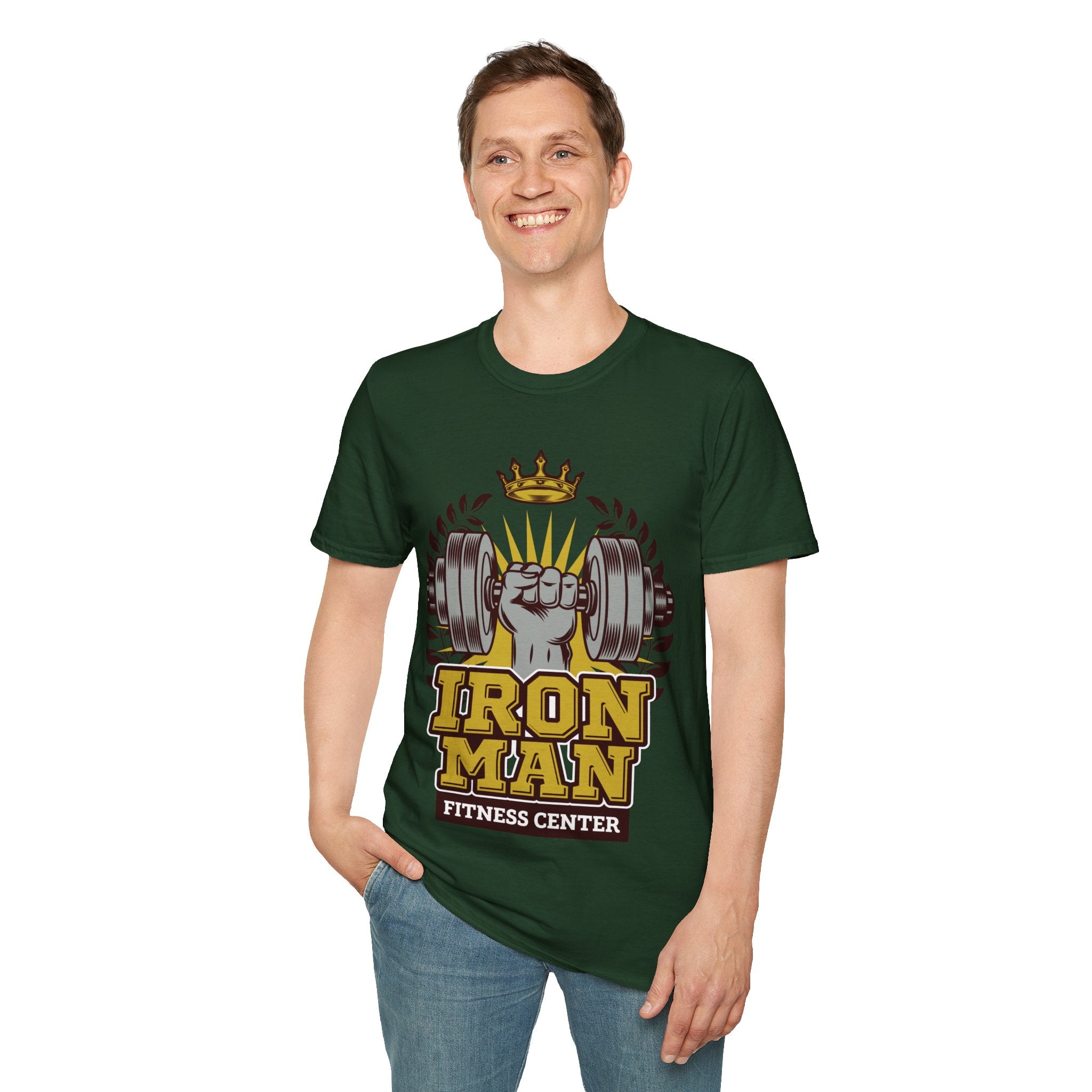 "IronMan Fitness Centre" Unisex Soft style T-Shirt