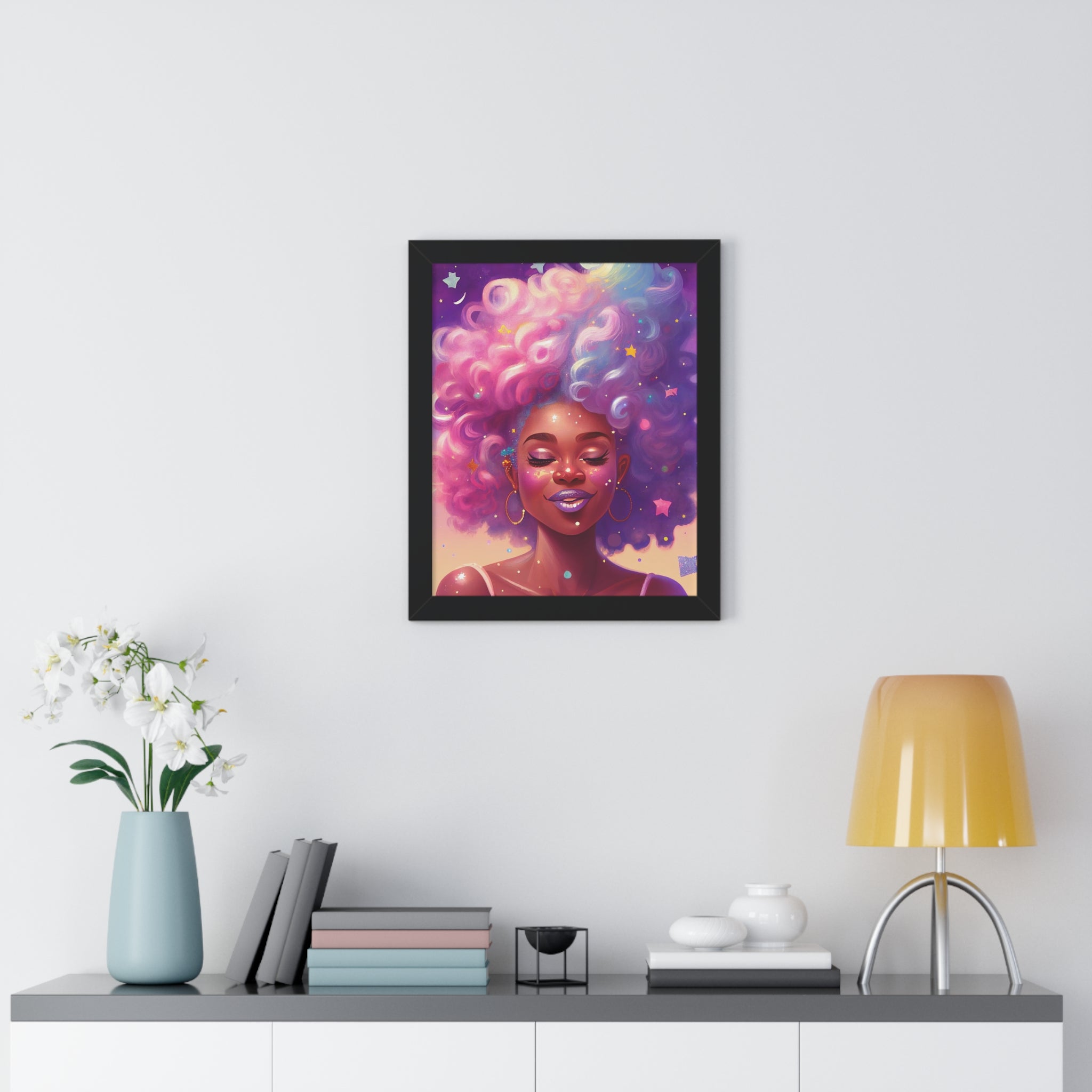 "BLACK GIRL MAGIC" Framed Vertical Poster