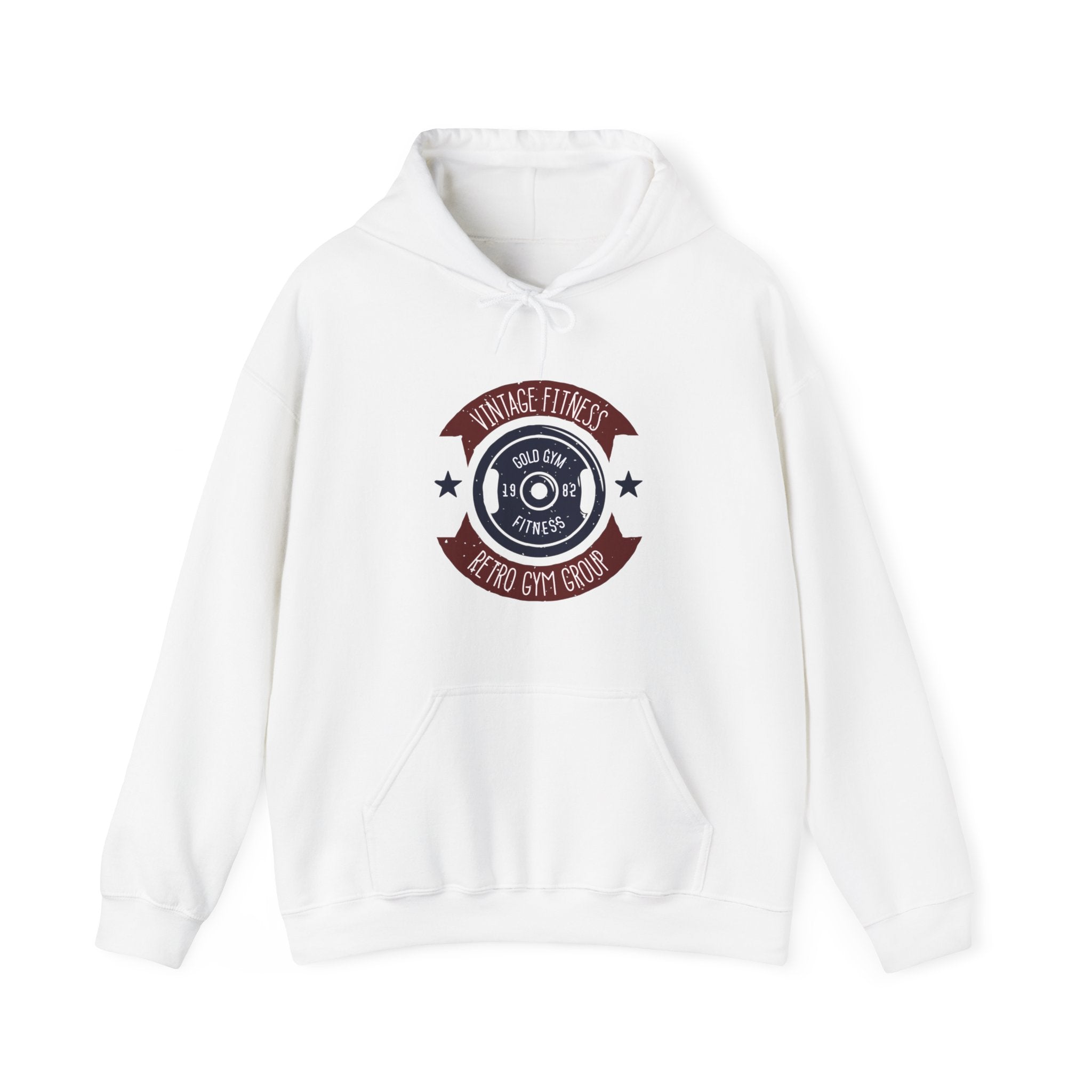 "Vintage Fitness Retro Gym Group" Unisex Heavy Blend™ Hooded Sweatshirt