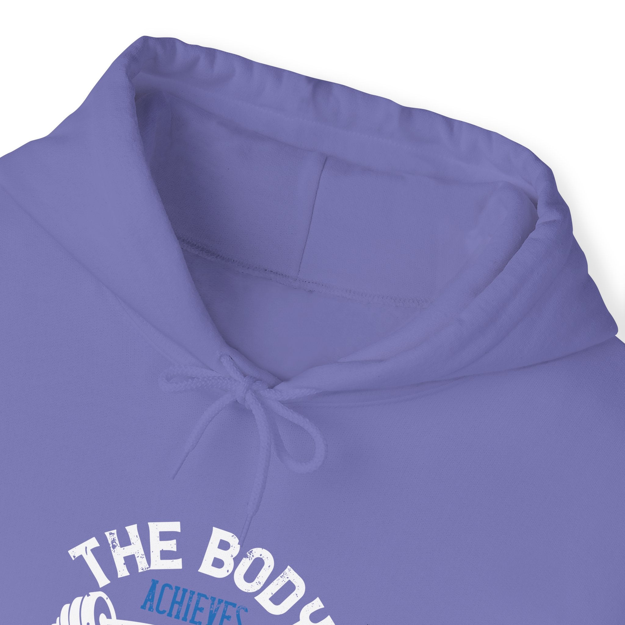 "The body achieves what the mind believes" Unisex Heavy Blend™ Hooded Sweatshirt