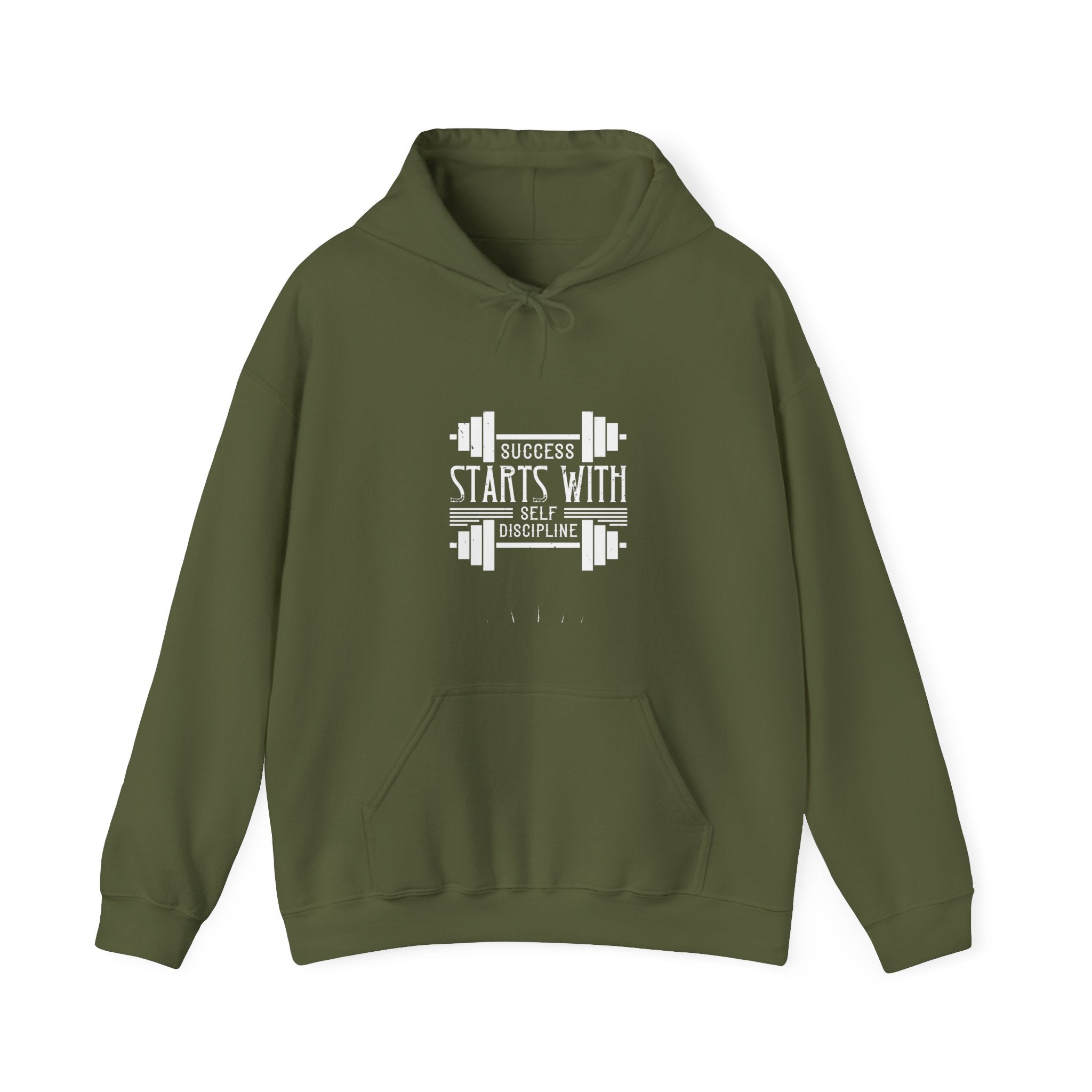 "Success Starts With Self Discipline" Unisex Heavy Blend™ Hooded Sweatshirt