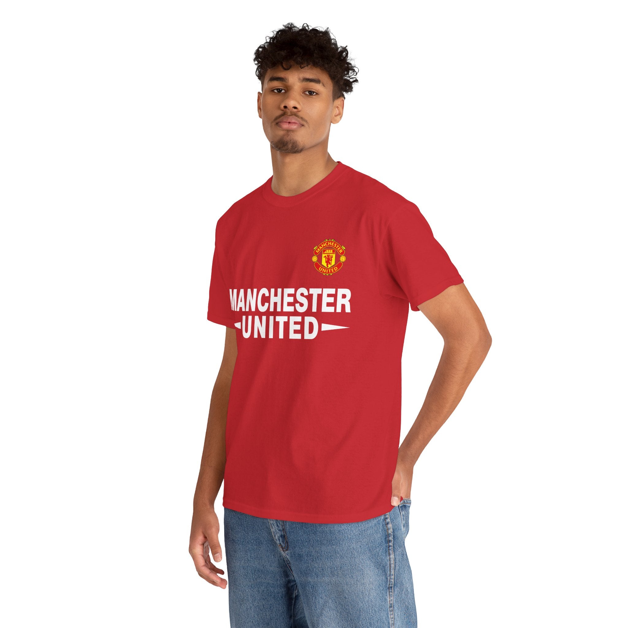 Manchester United Unisex Heavy Cotton Tee