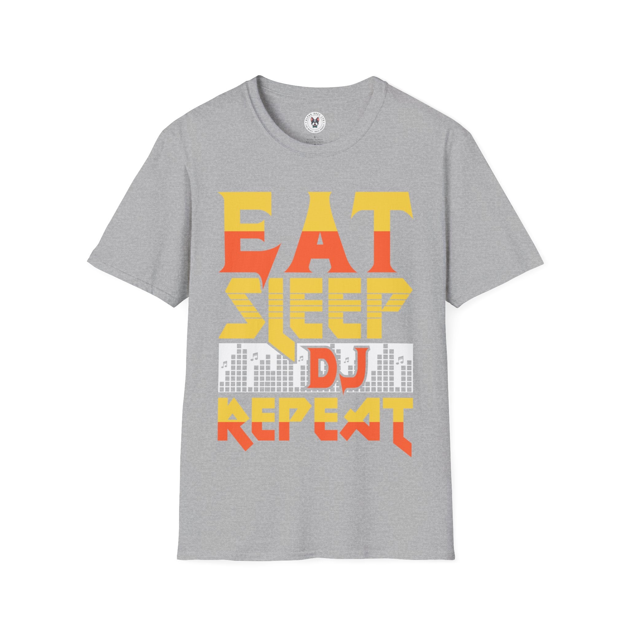 "Eat Sleep DJ Repeat" Unisex Soft style T-Shirt