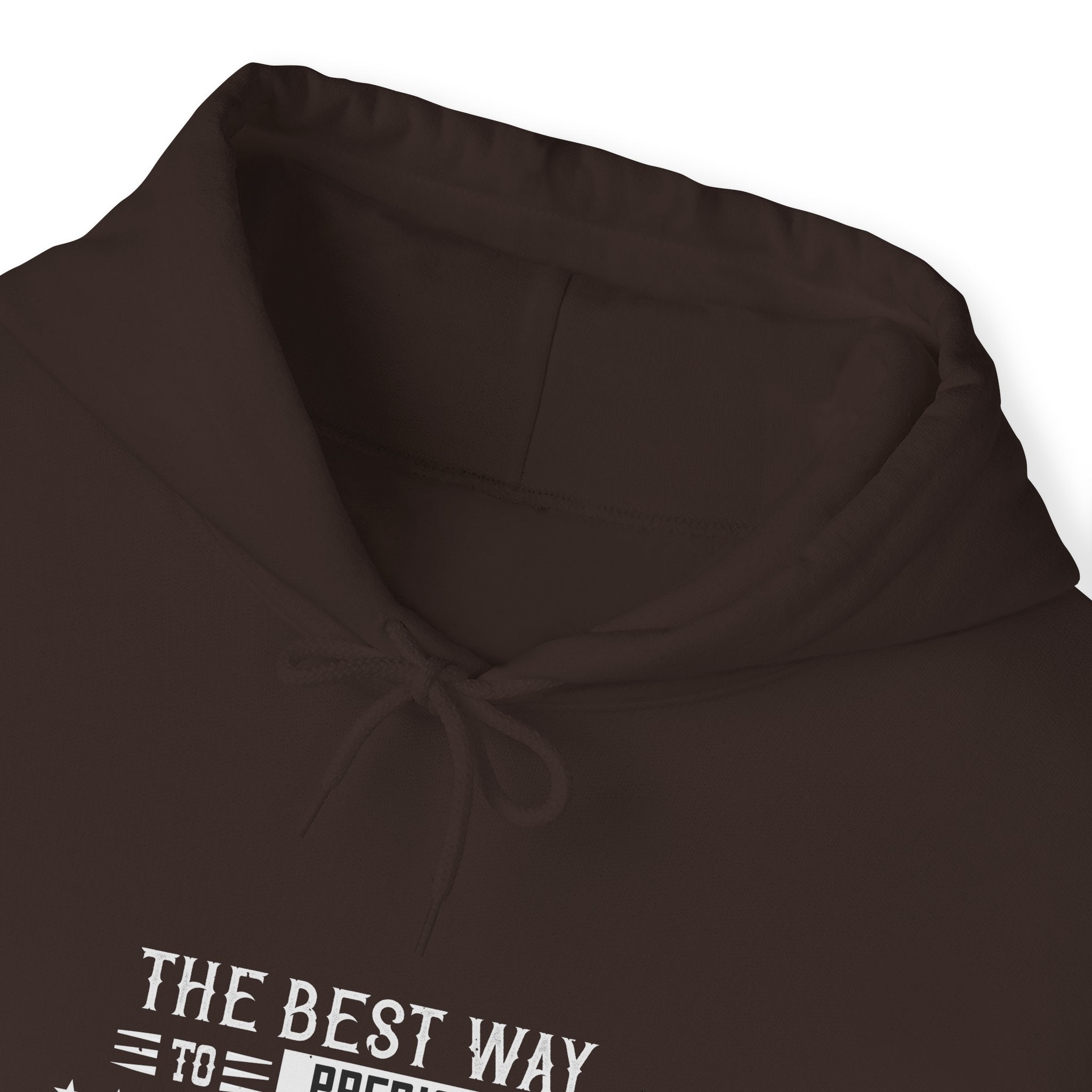 "The best way to predict the future is to create it" Unisex Heavy Blend™ Hooded Sweatshirt