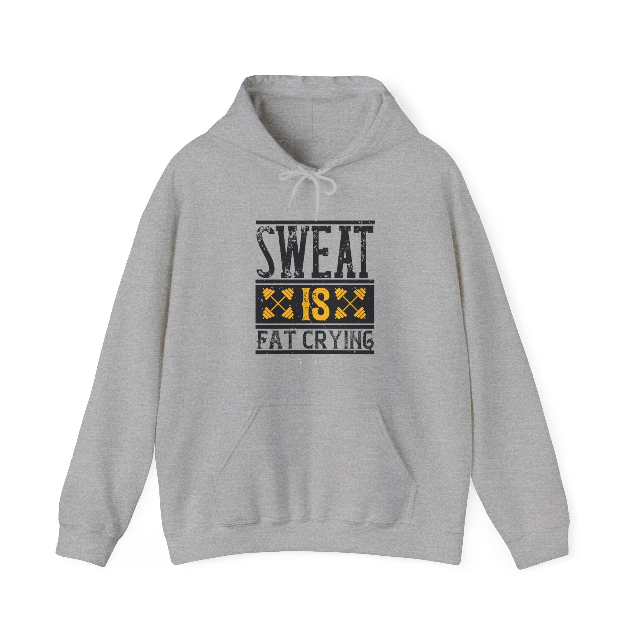 "Sweat Is Fat Crying" Unisex Heavy Blend™ Hooded Sweatshirt