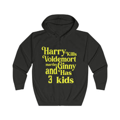 Harry Potter Spoiler Unisex Full Zip Hoodie