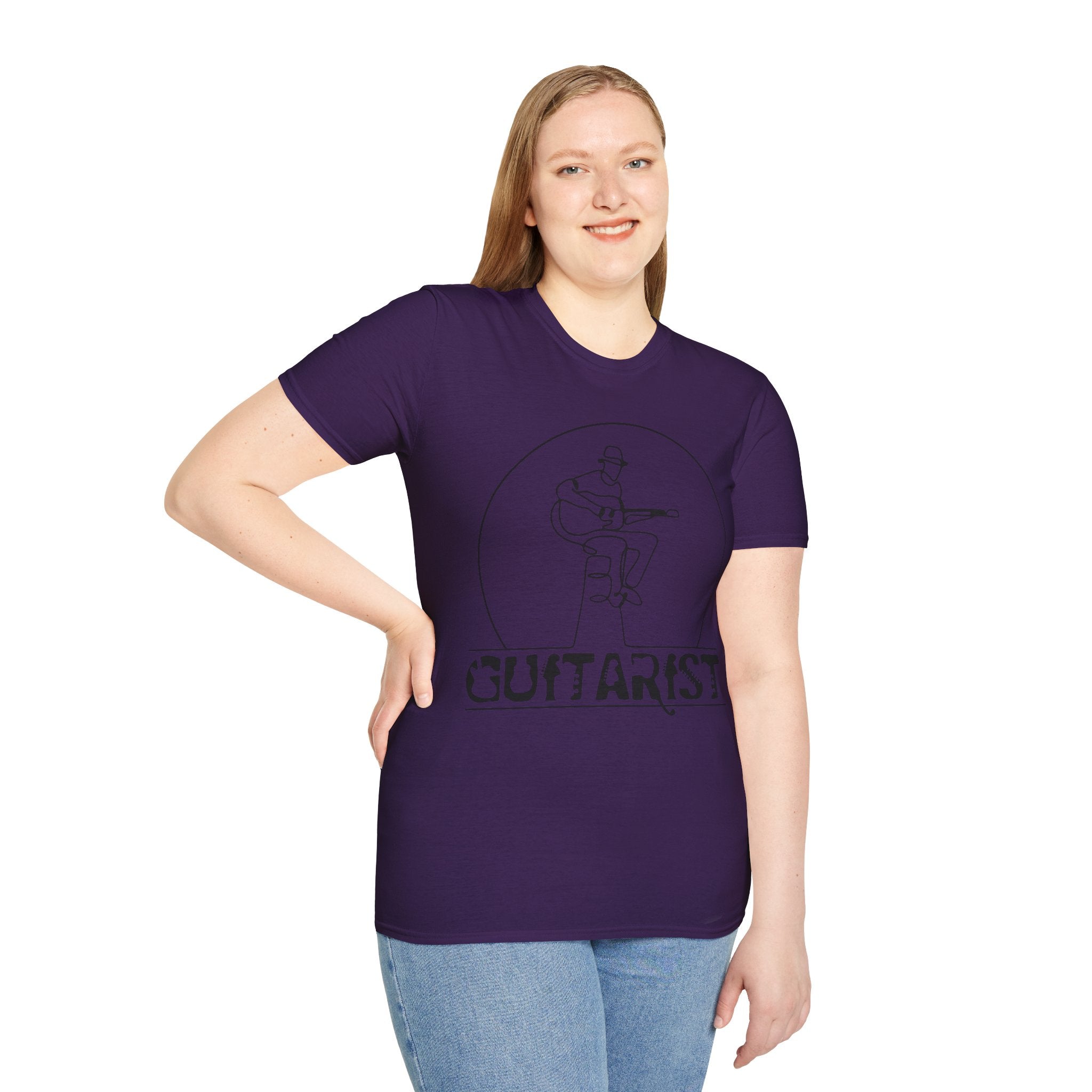 "Guitarist" Unisex Soft style T-Shirt