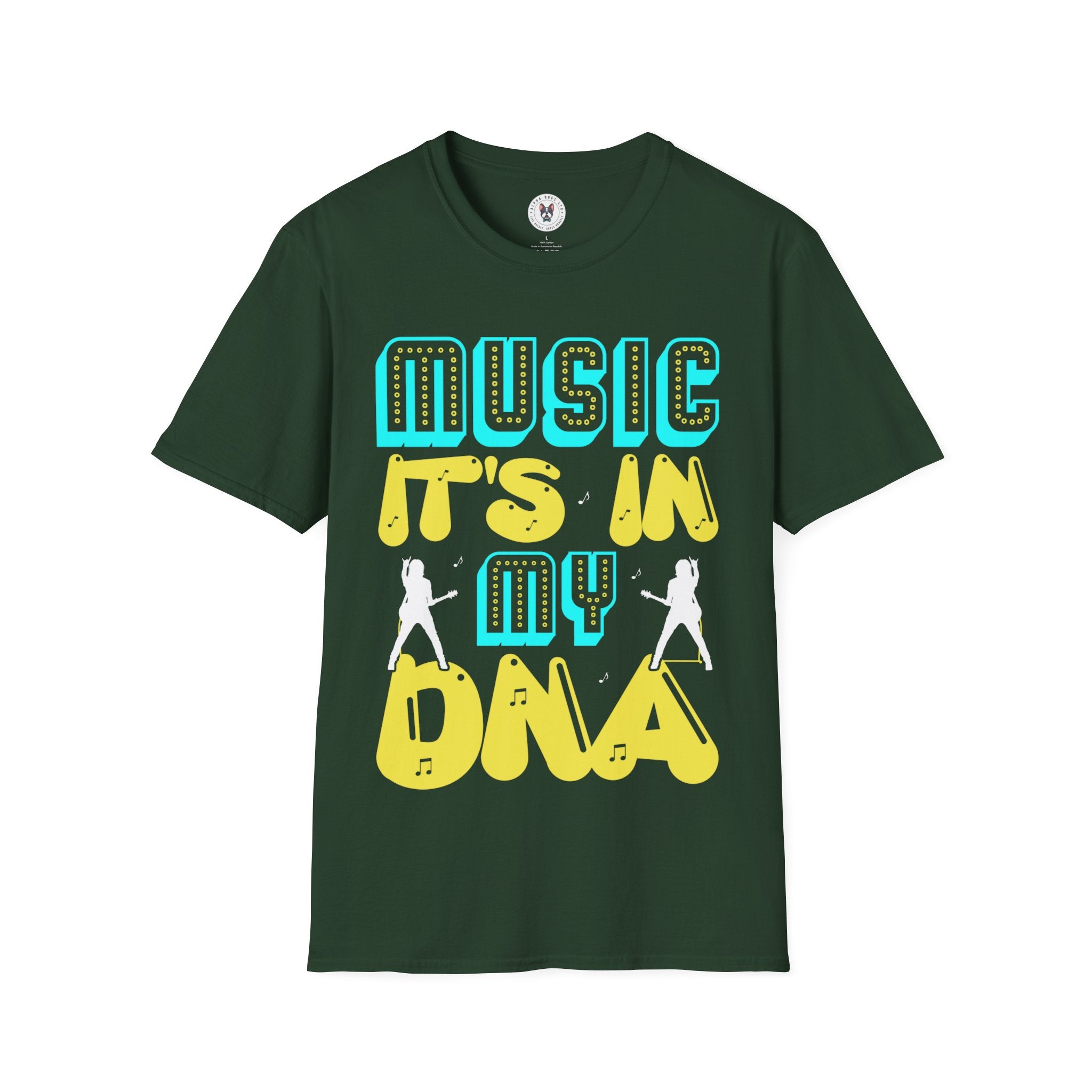 "Music Its In My DNA" Unisex Soft style T-Shirt