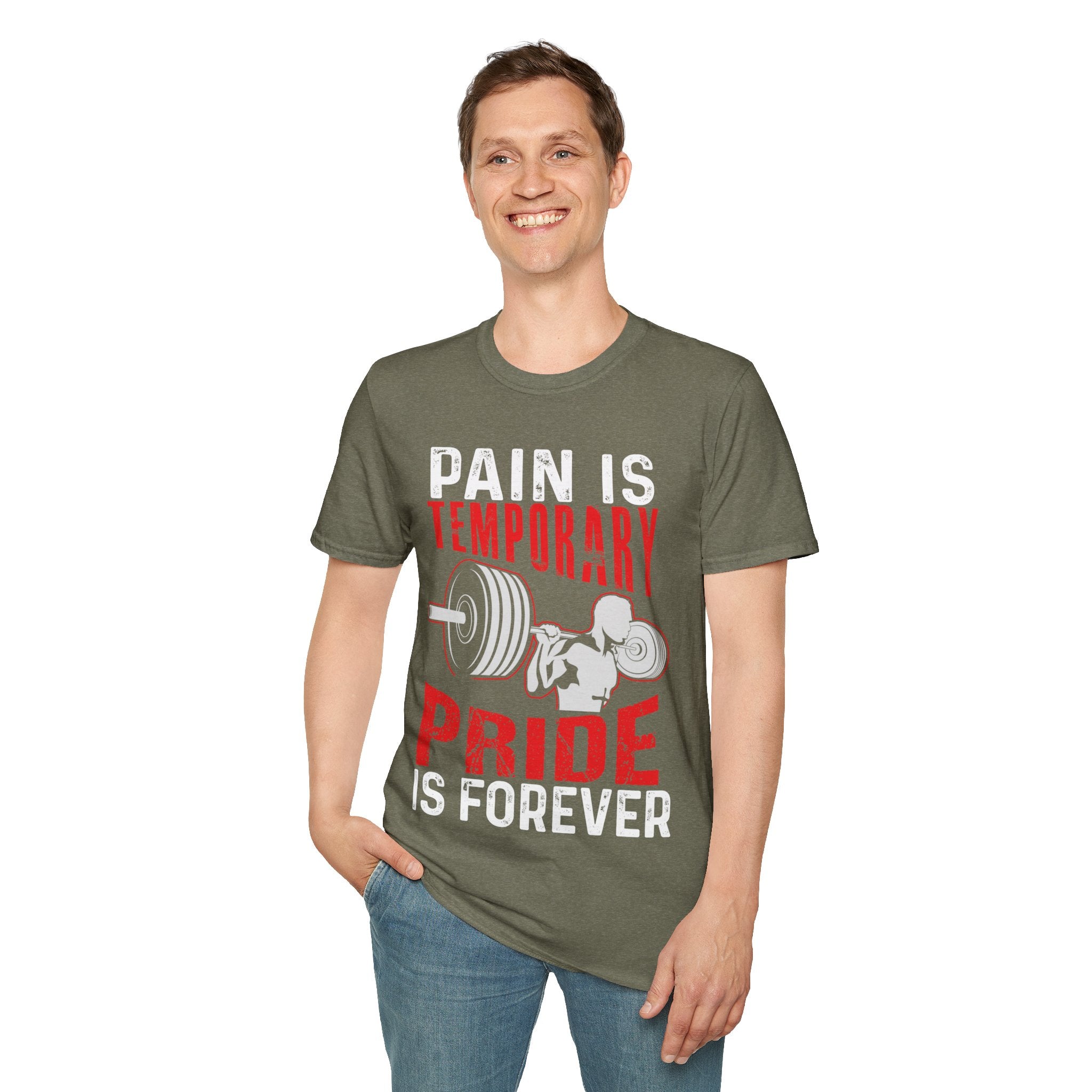 "Pain Is Temporary Pride Is Forever" Unisex Soft Style T-Shirt