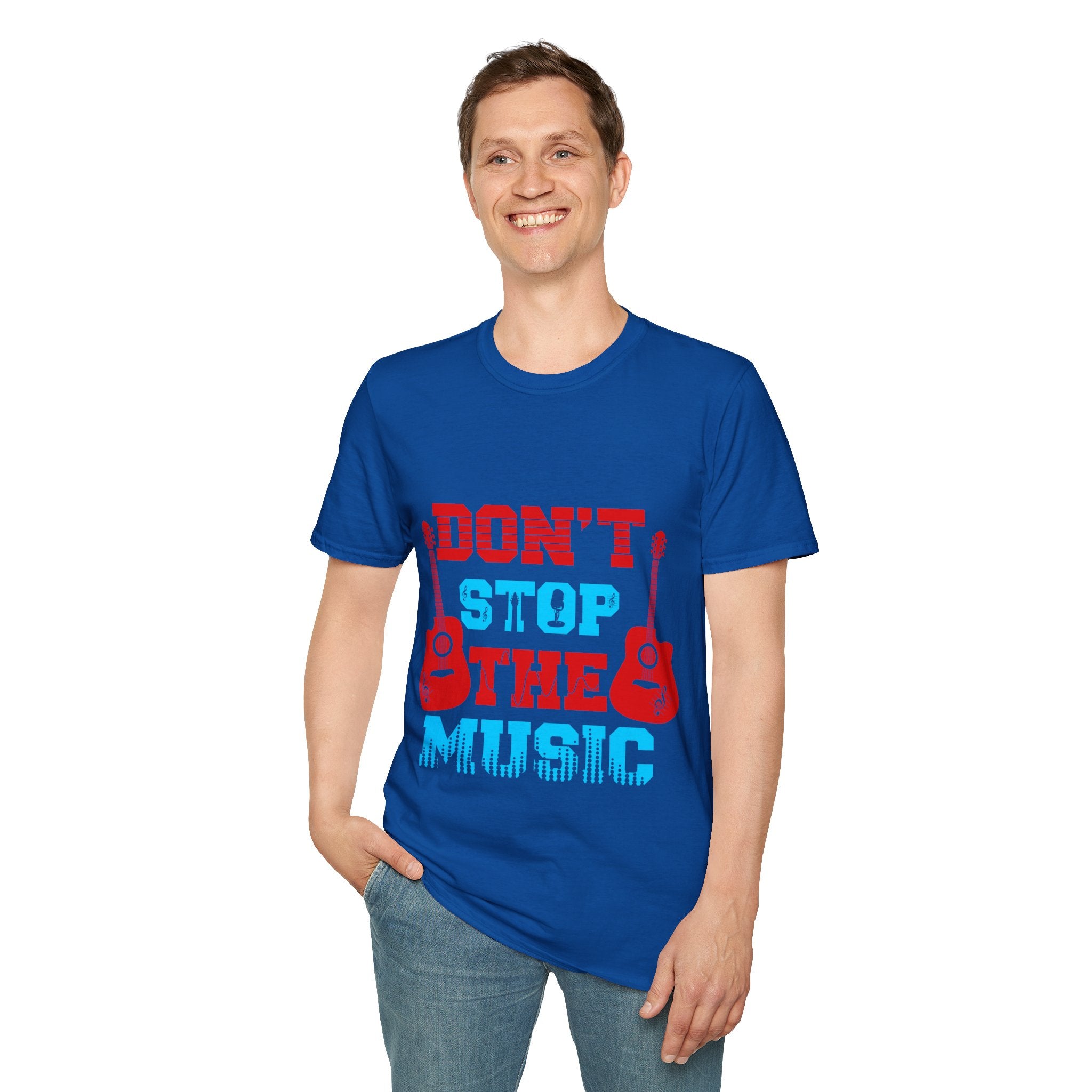 "Don't Stop The Music" Unisex Soft style T-Shirt