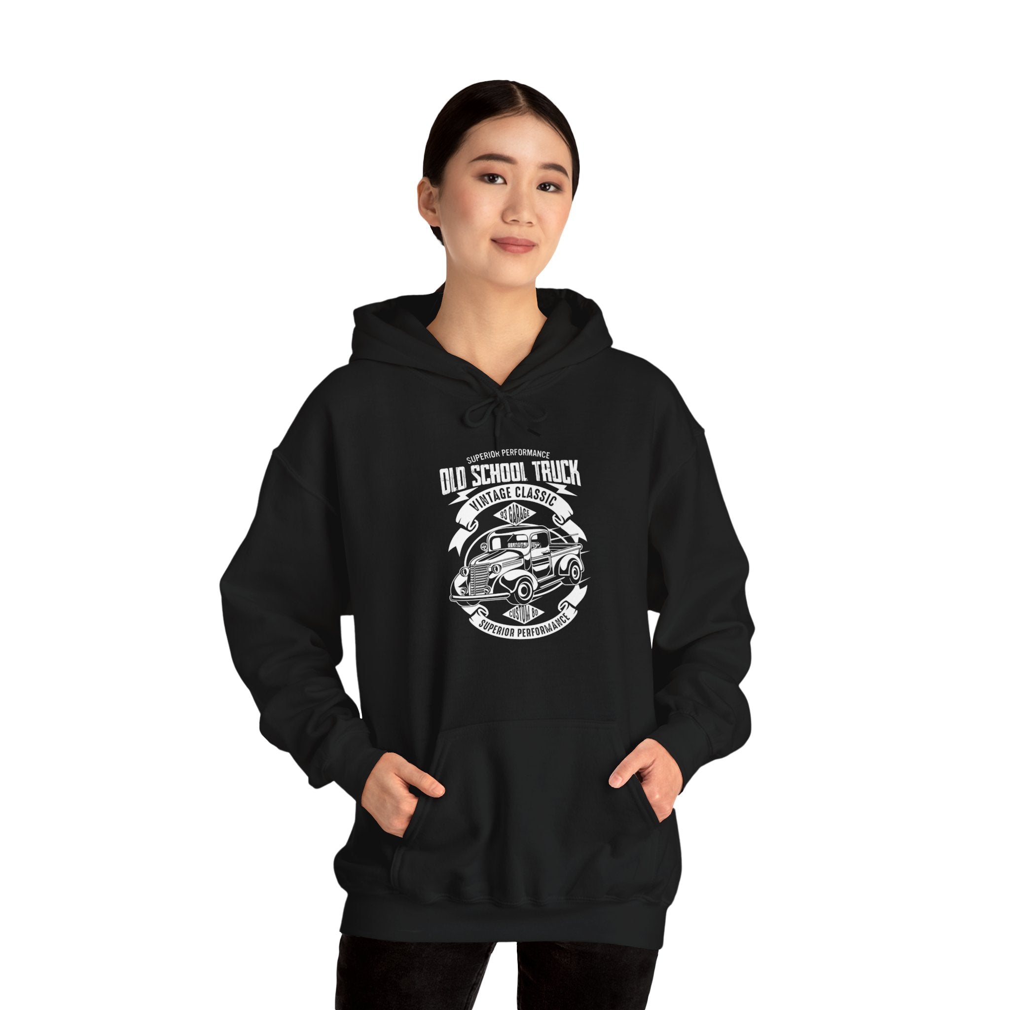 "OLD SCHOOL TRUCK" Unisex Heavy Blend™ Hooded Sweatshirt