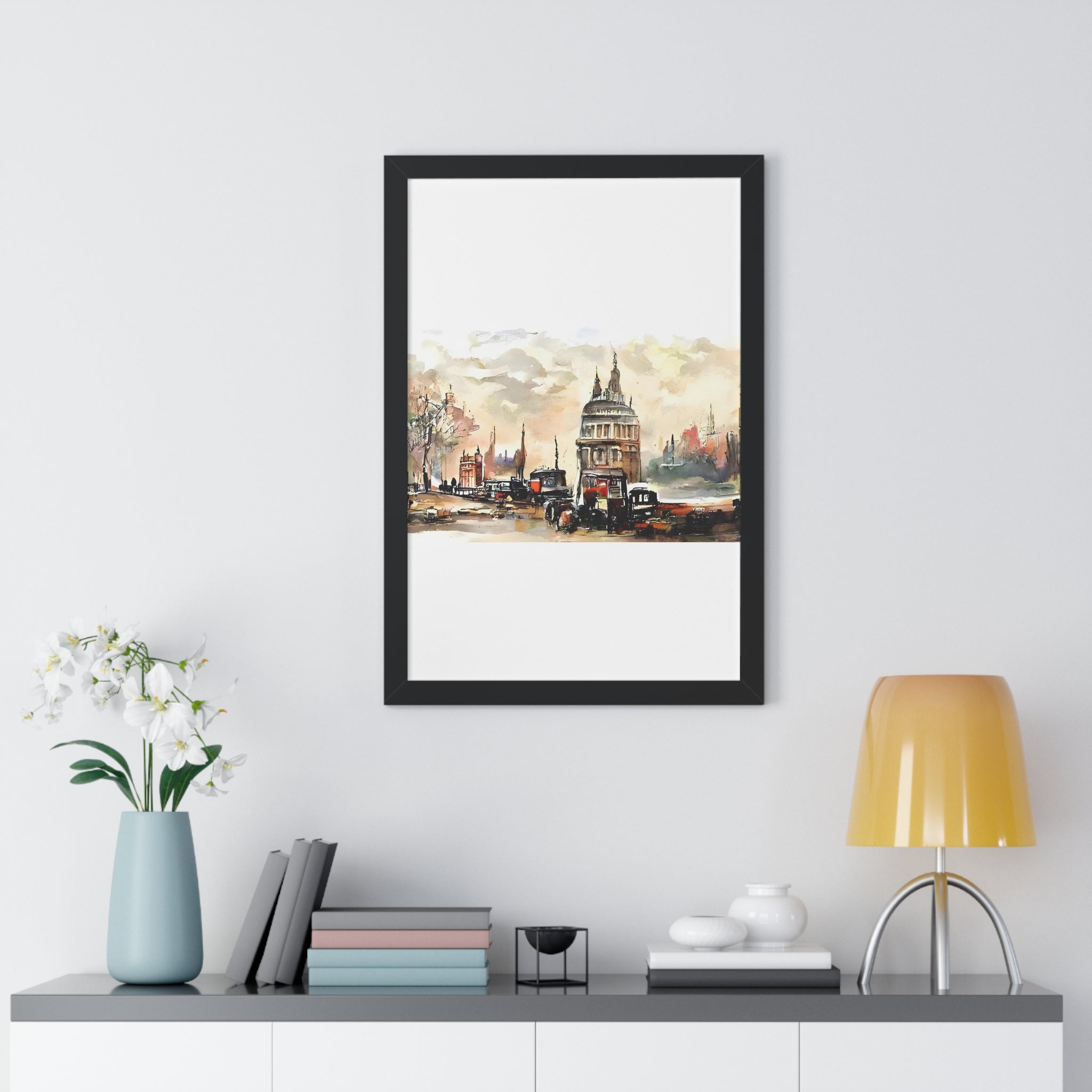 "ARCHITECTURE" Framed Vertical Poster