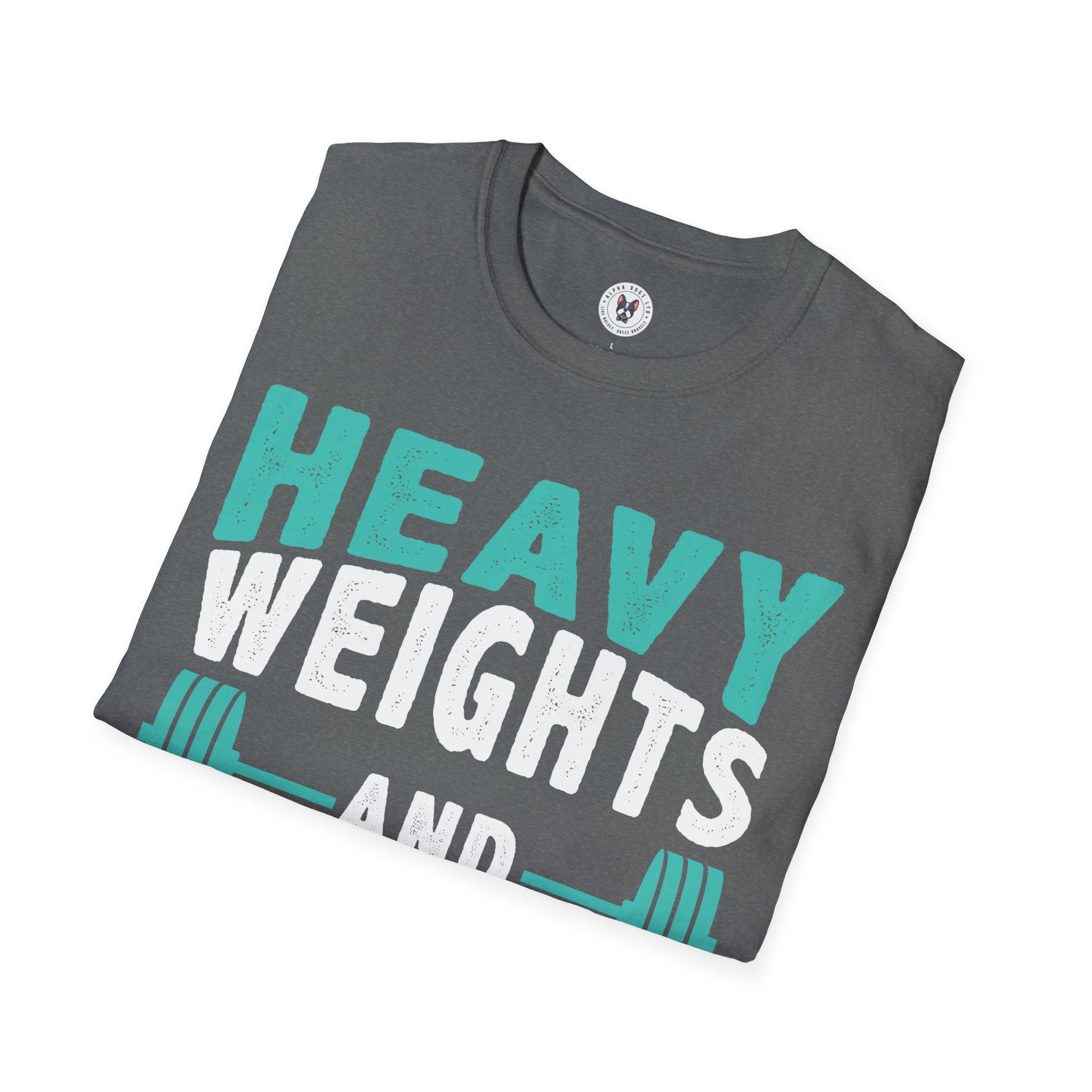 "Heavy Weights And Proteins Shakes" Unisex Soft Style T-Shirt