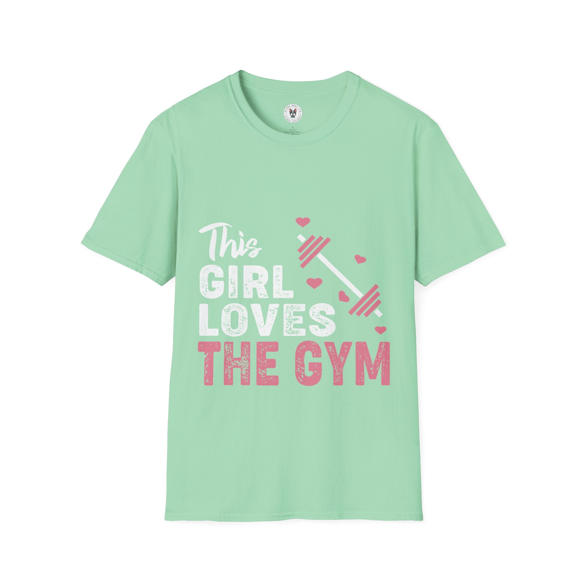 "The Girl Loves The Gym" Unisex Soft style T-Shirt