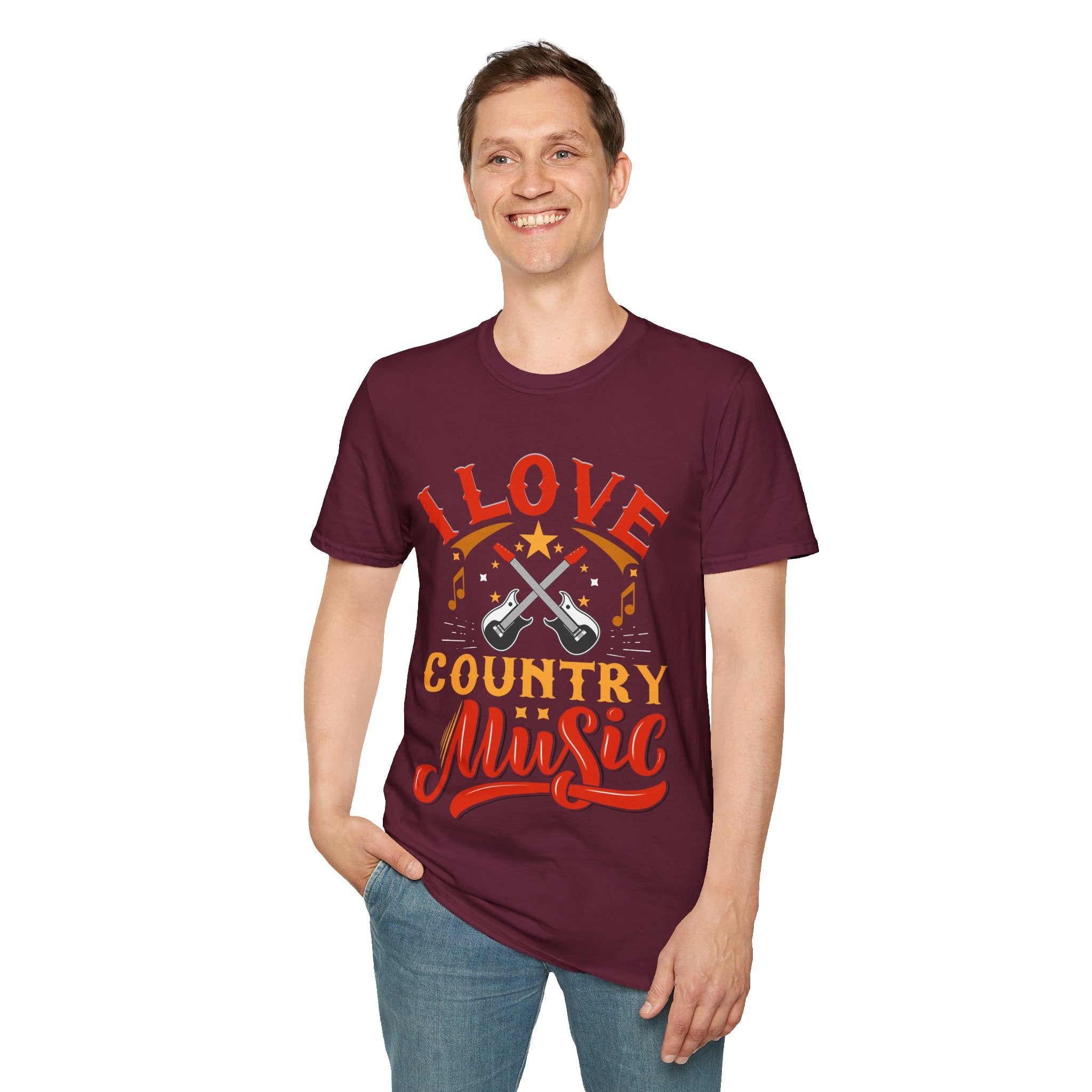 "I Love Country Music" Unisex Soft style T-Shirt