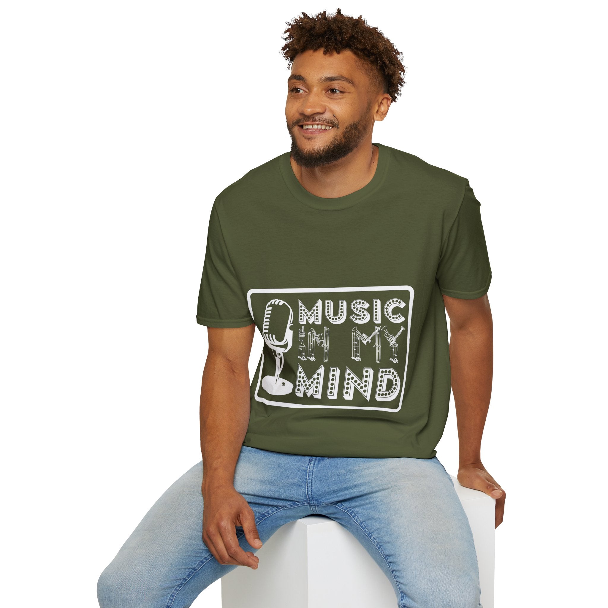 "Music In My Mind" Unisex Soft style T-Shirt