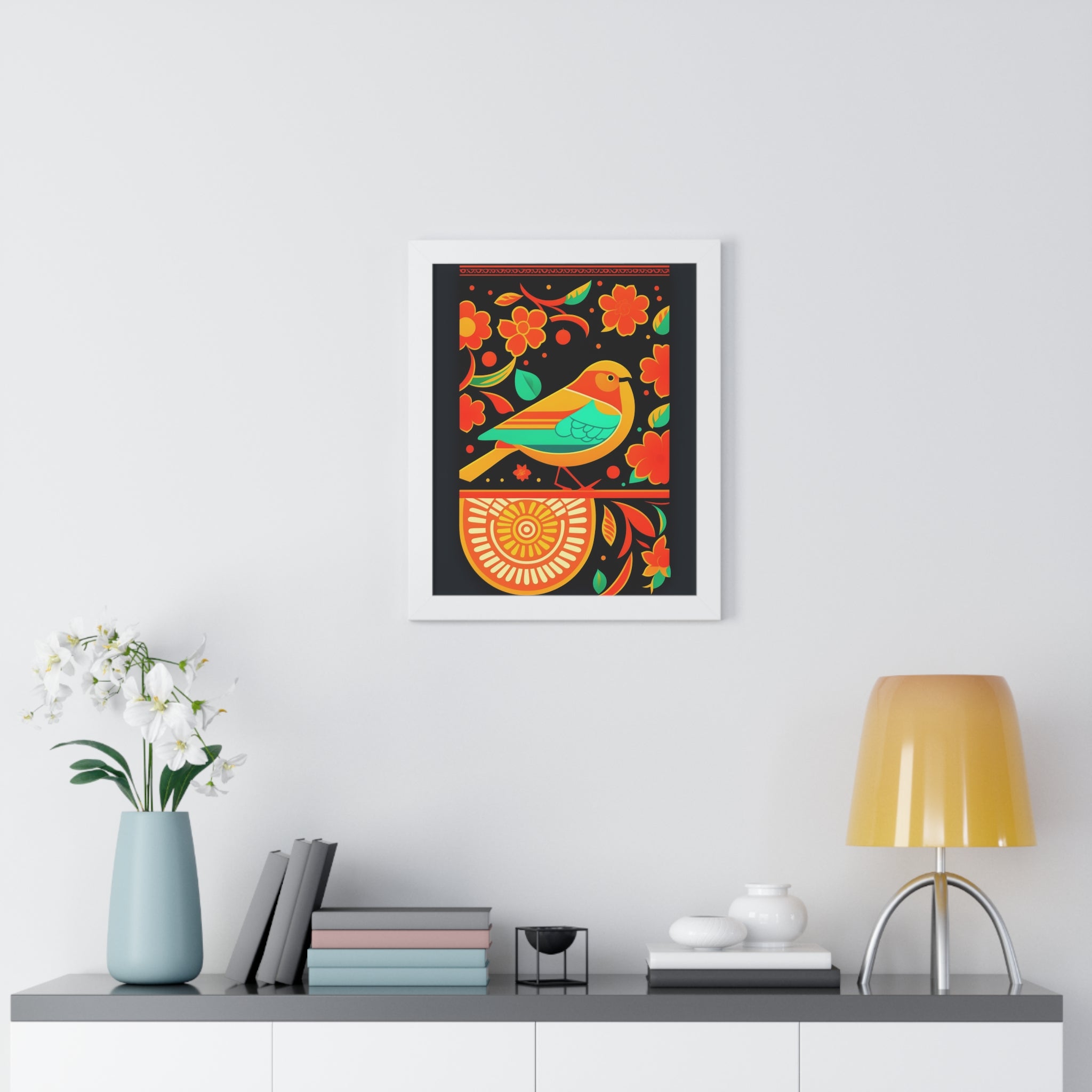 "BOHO" Framed Vertical Poster