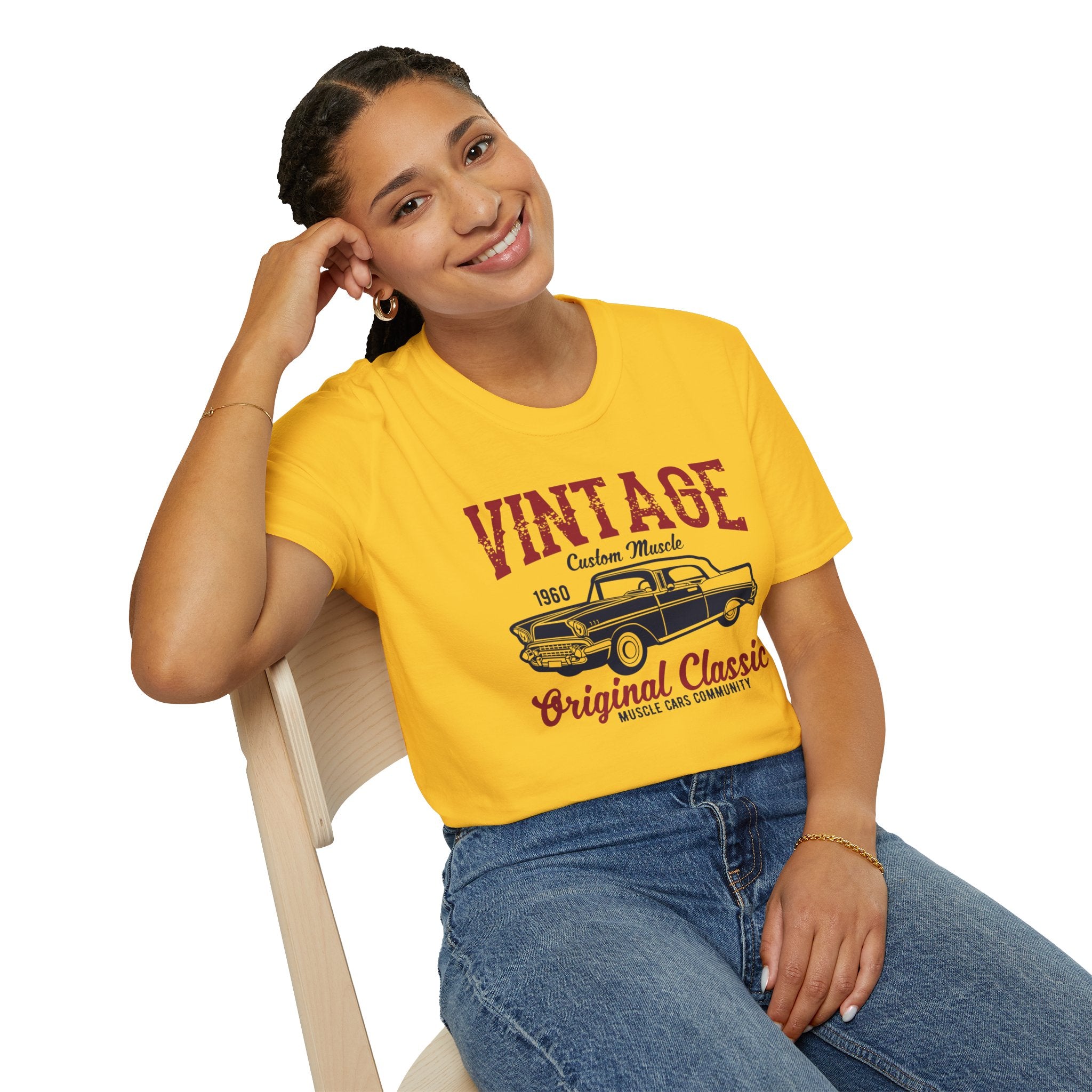 "VINTAGE ORIGINAL CLASSIC" Unisex Soft style T-Shirt