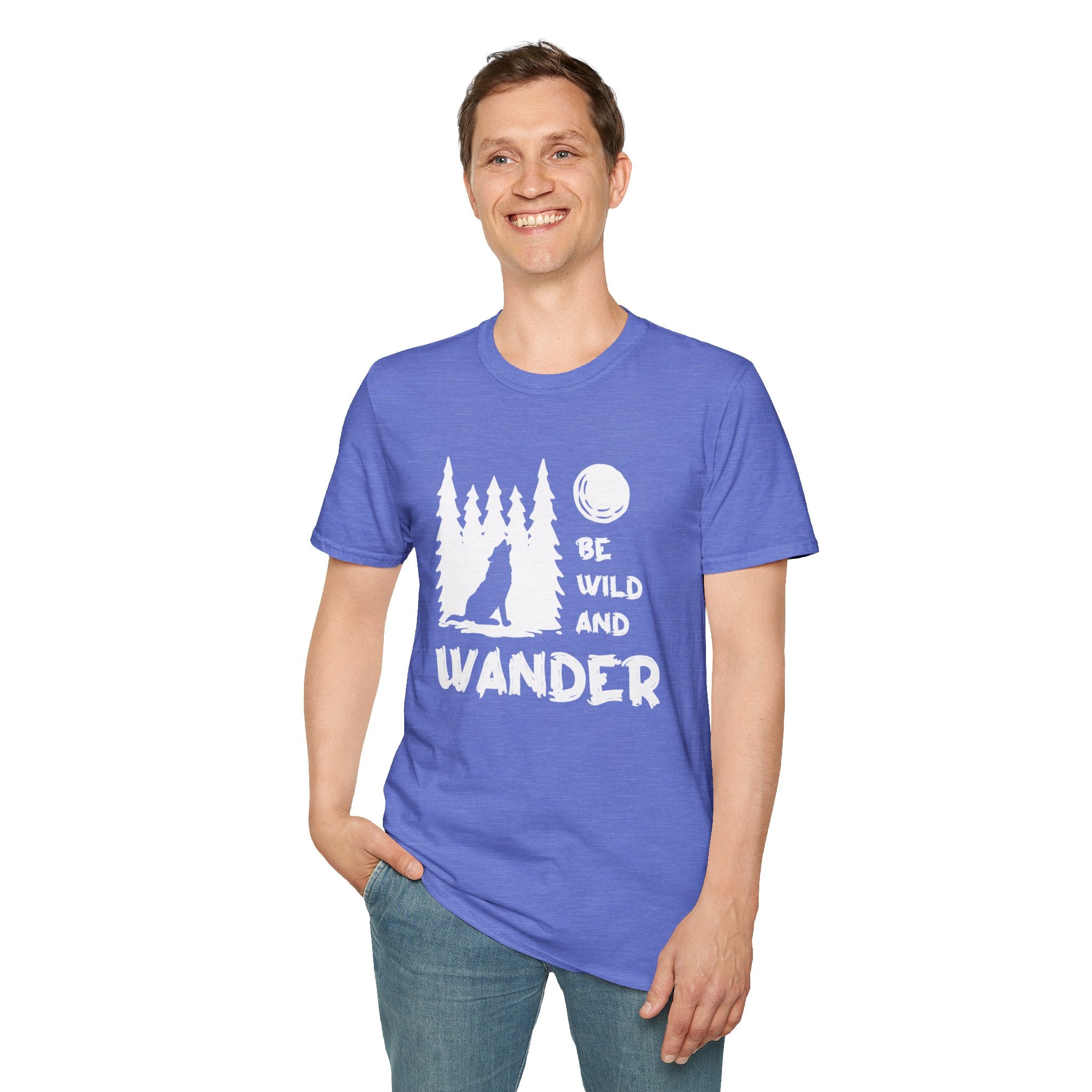 "Be WildAnd Wander" Unisex Softstyle T-Shirt