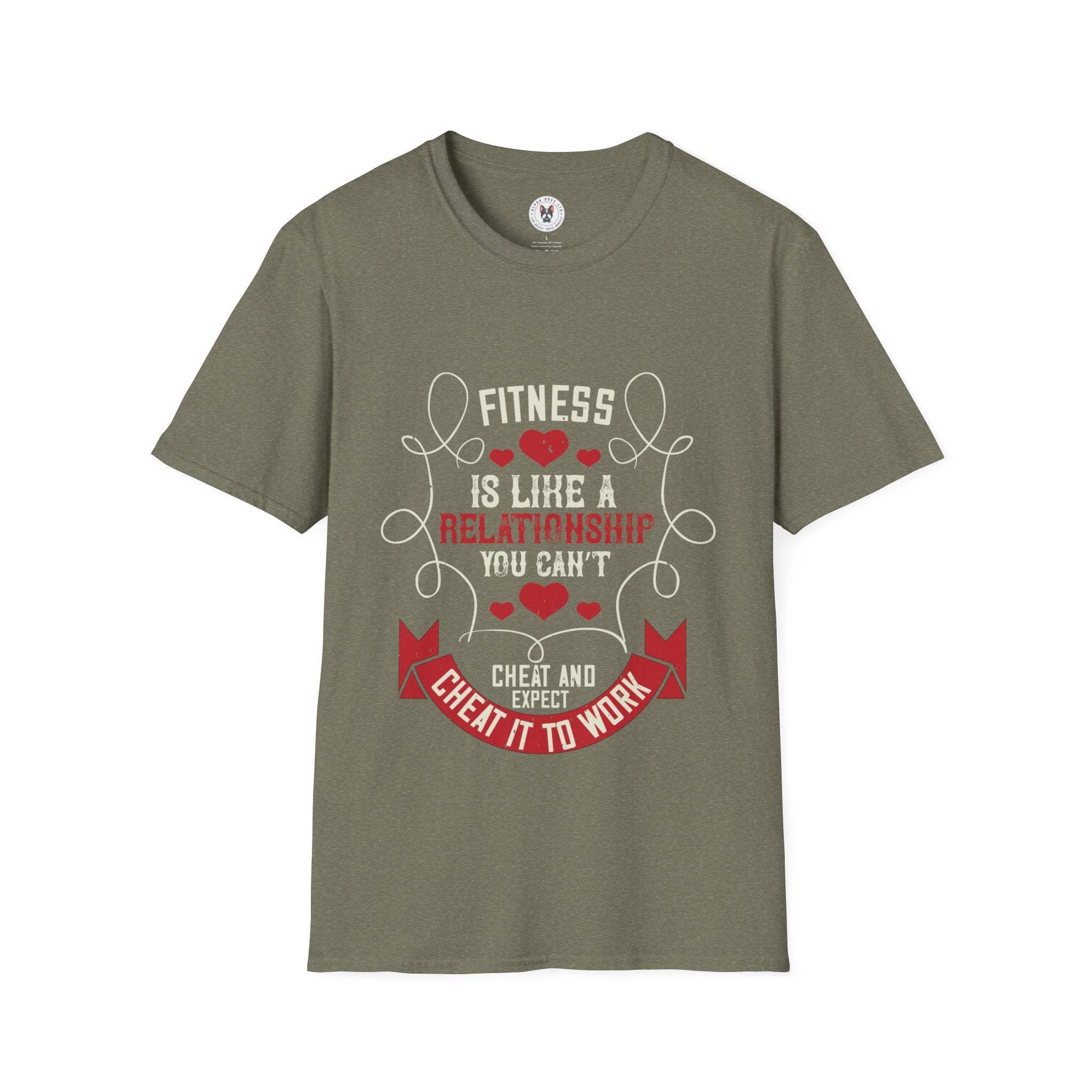 "Fitness Is Like A Relationship You can't Cheat" Unisex Soft style T-Shirt