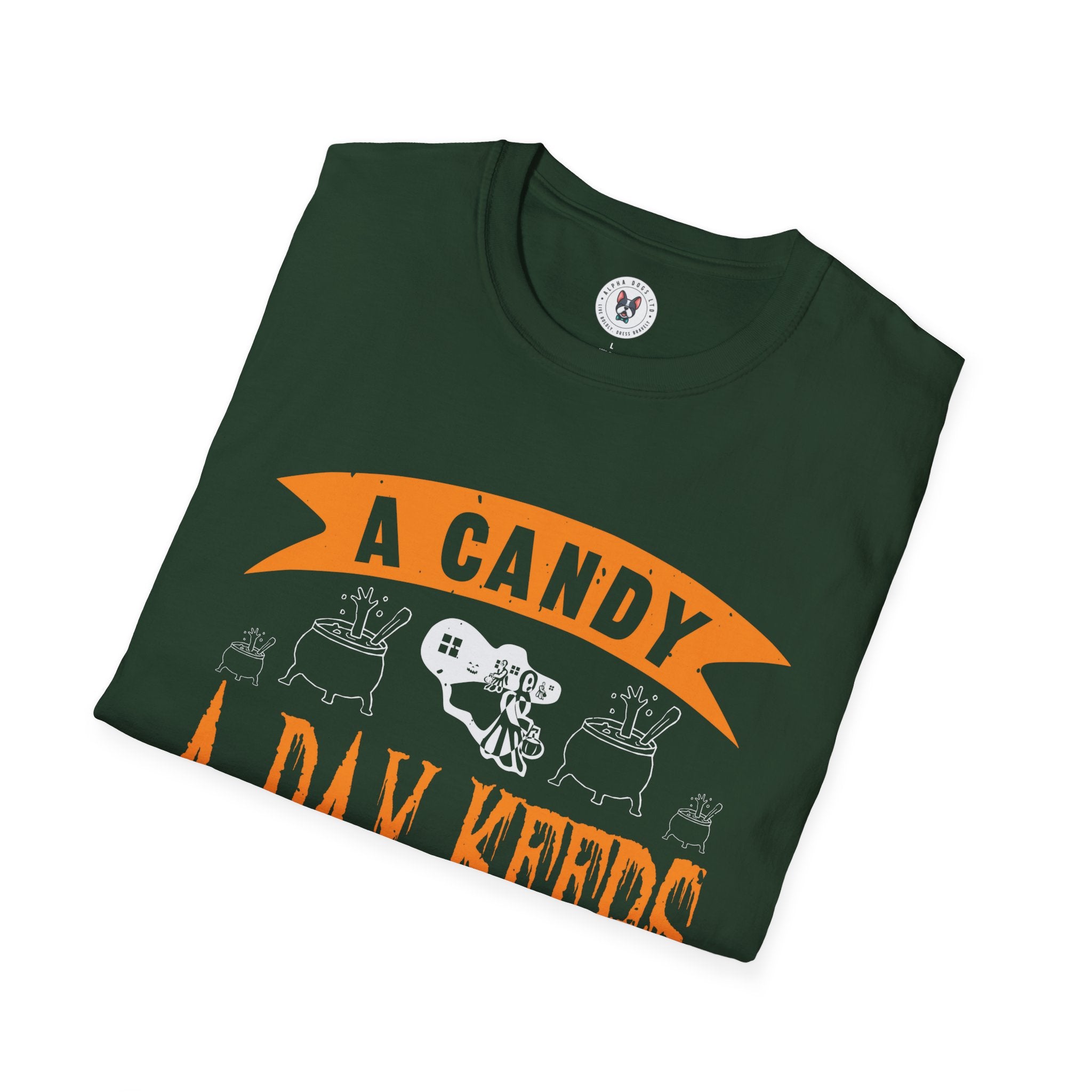 "A CANDY A DAY KEEPS THE MONSTERS AWAY" Unisex Soft style T-Shirt