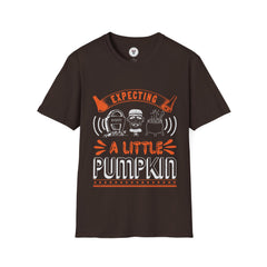 "EXPECTING A LITTLE PUMPKIN" Unisex Soft style T-Shirt