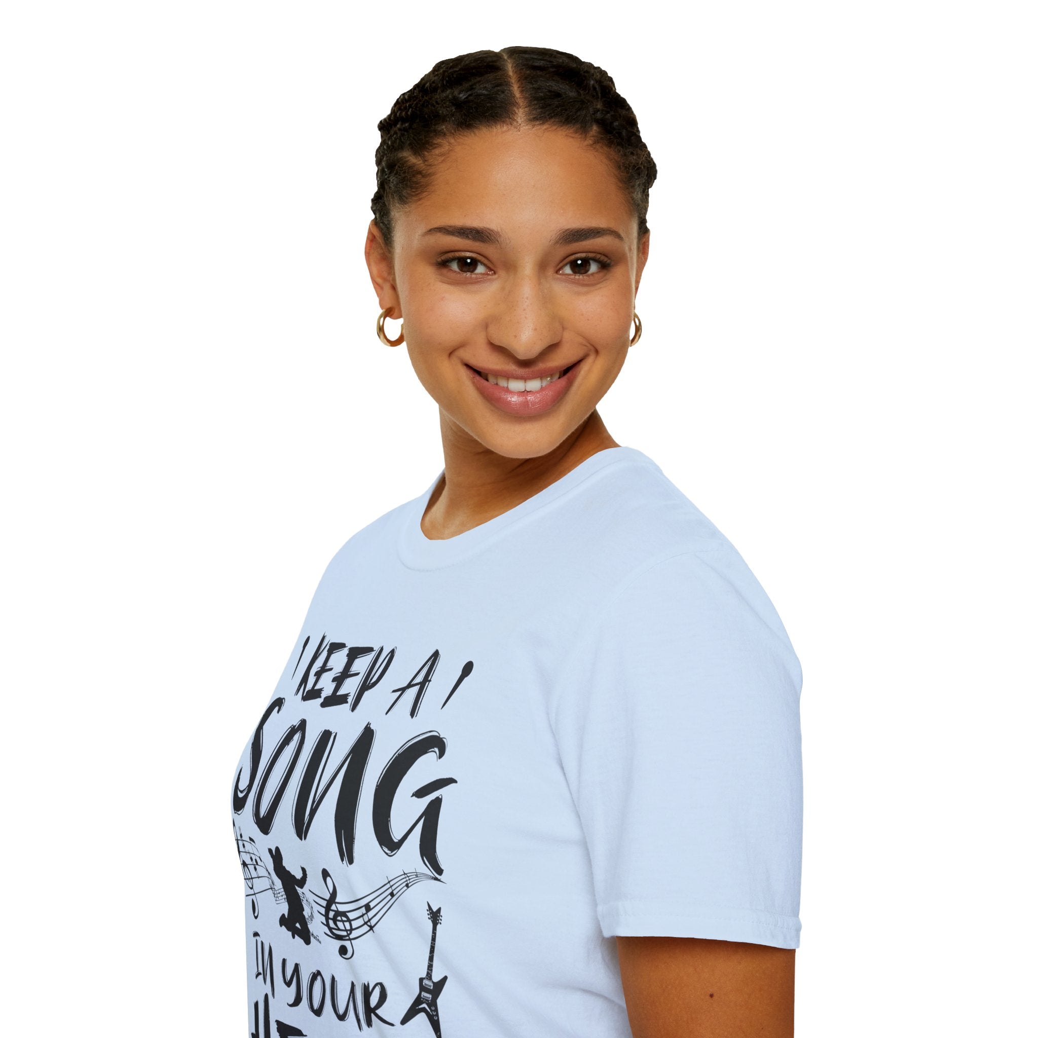 "Keep A Song In Your Heart" Unisex Soft style T-Shirt