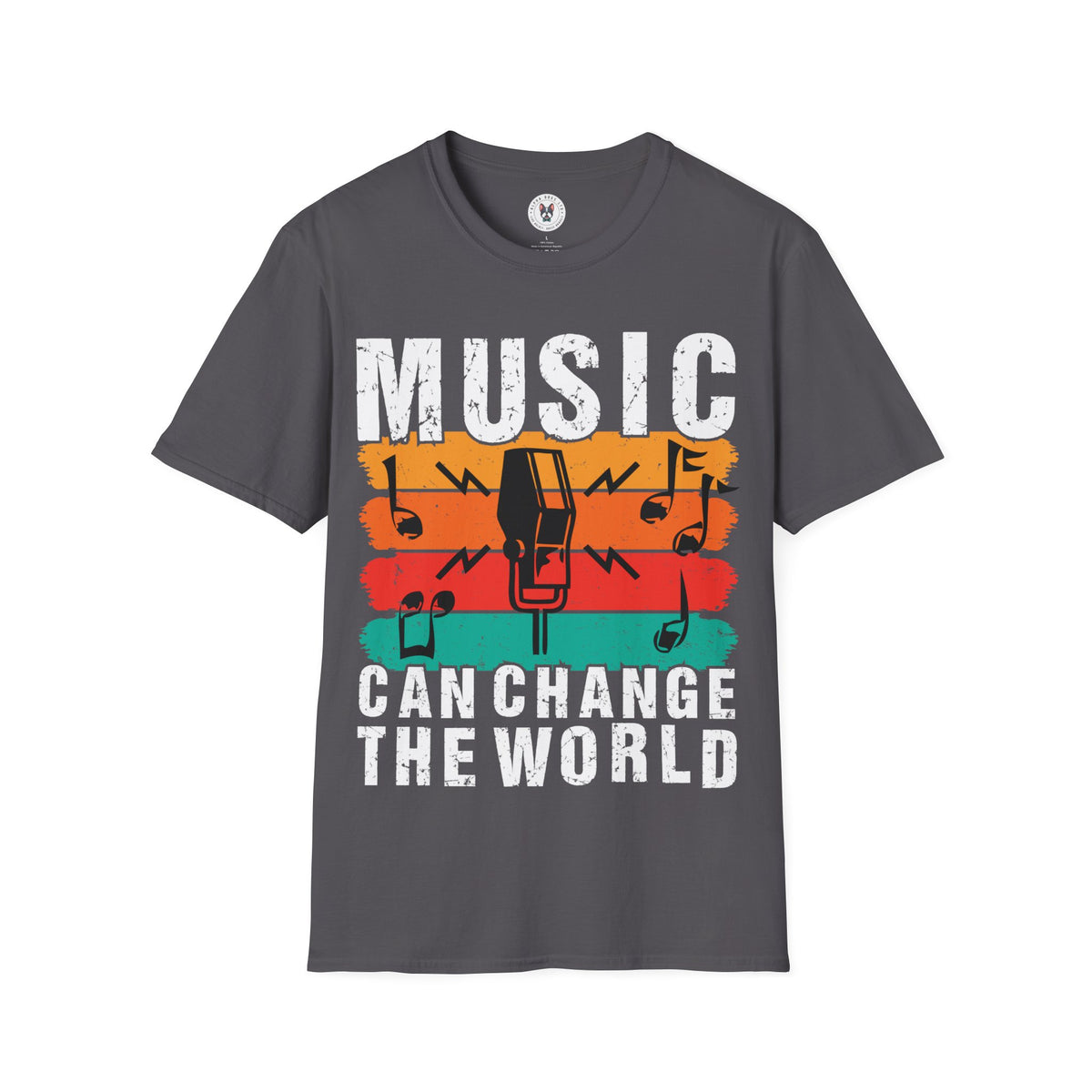 "Music Can Change The World" Unisex Soft style T-Shirt