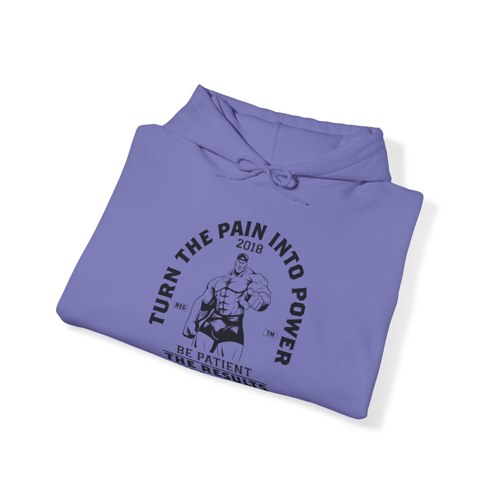 "Turn The Pain Into Power"  Unisex Heavy Blend™ Hooded Sweatshirt