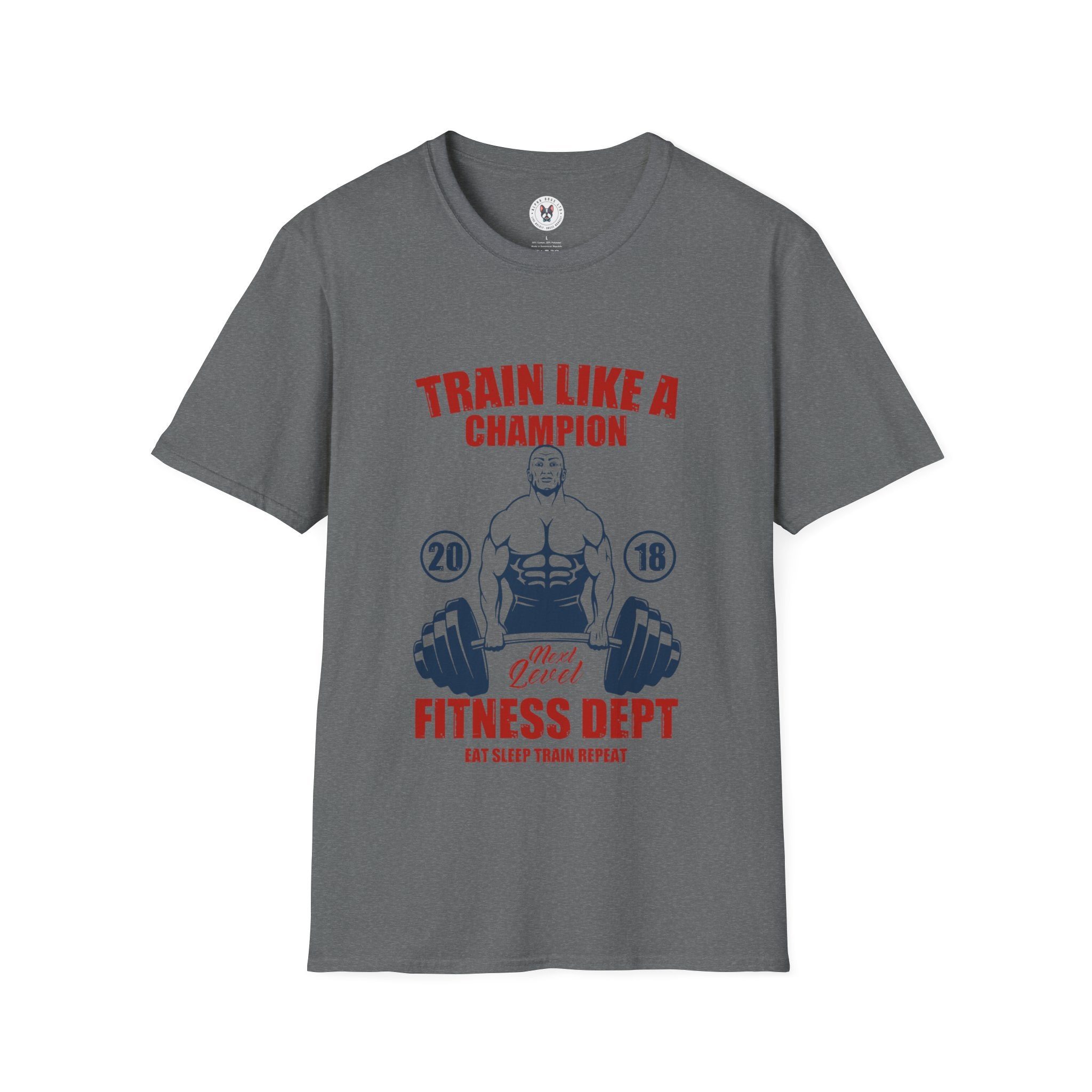 "Train Like A Champion" Unisex Soft style T-Shirt