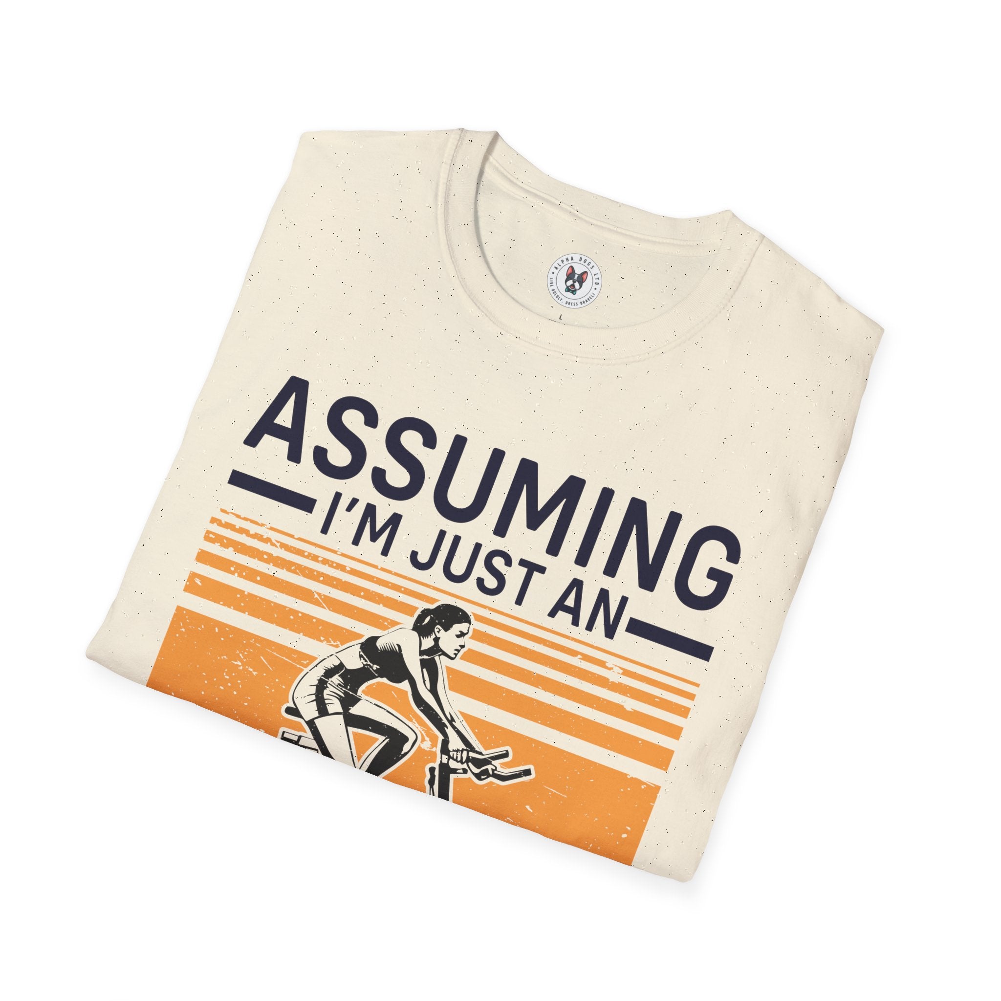 "Assuming I M Just An Old Lady Was Your First Mistake" Unisex Soft style T-Shirt