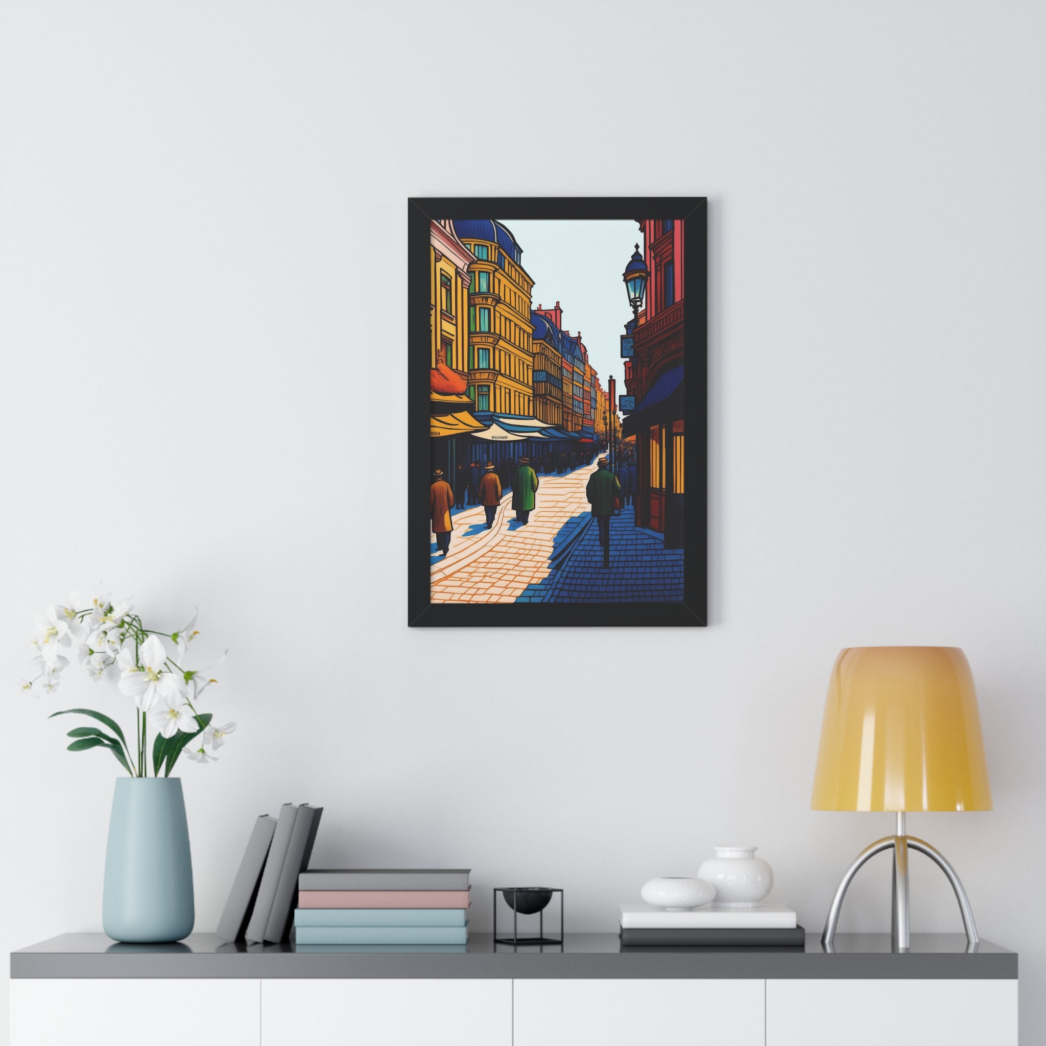 "ARCHITECTURE" Framed Vertical Poster