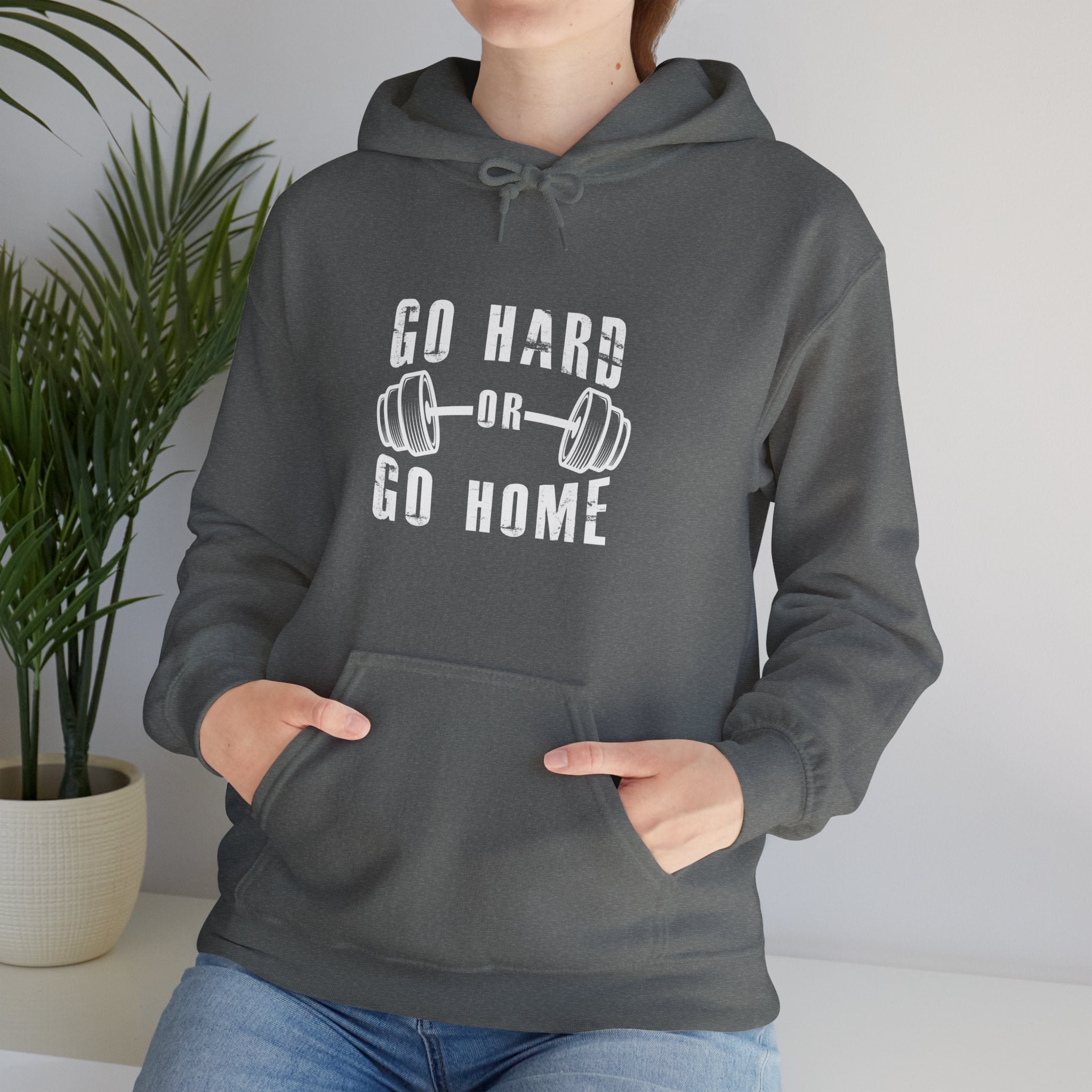 "Go Hard Go Home" Unisex Heavy Blend™ Hooded Sweatshirt