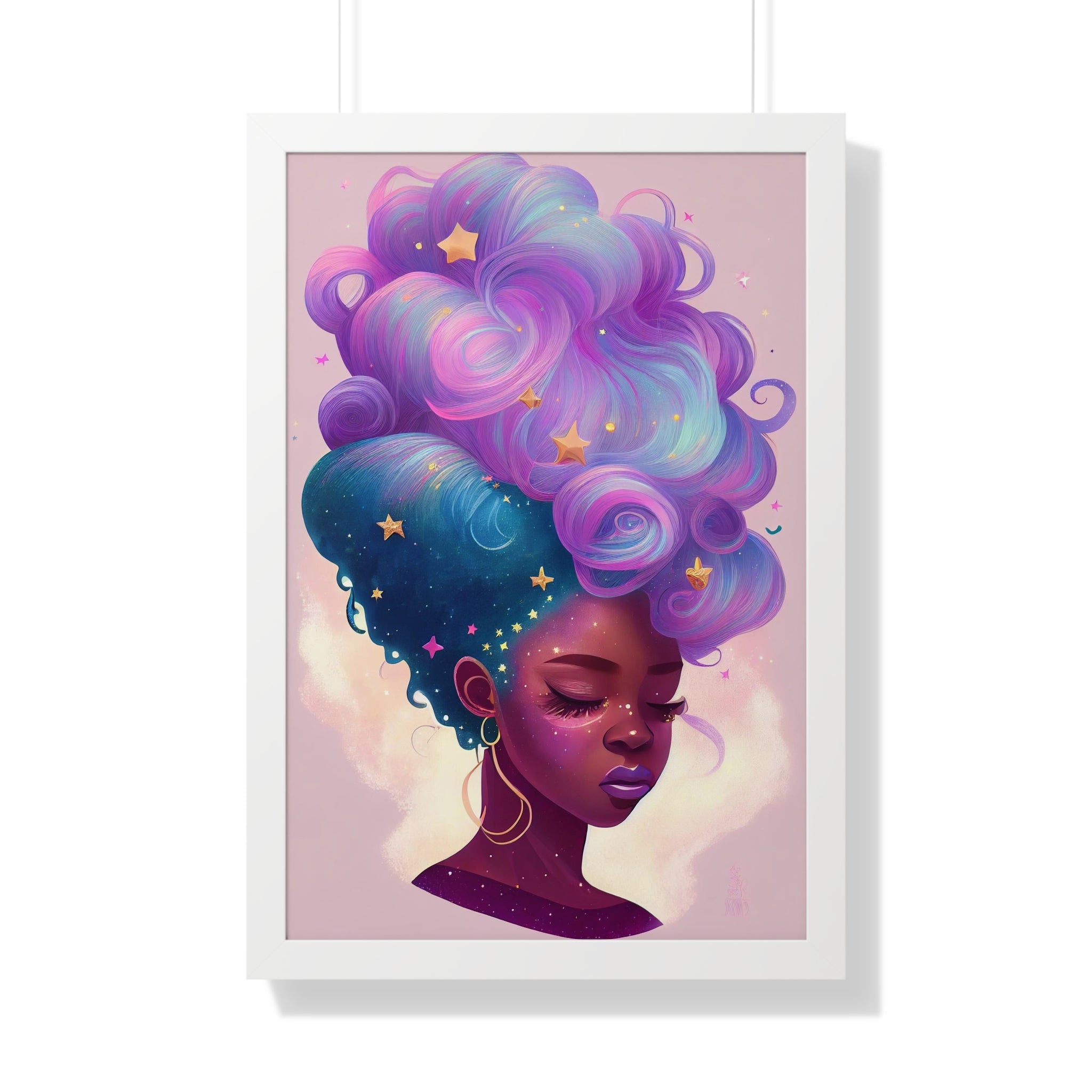 "BLACK GIRL MAGIC" Framed Vertical Poster