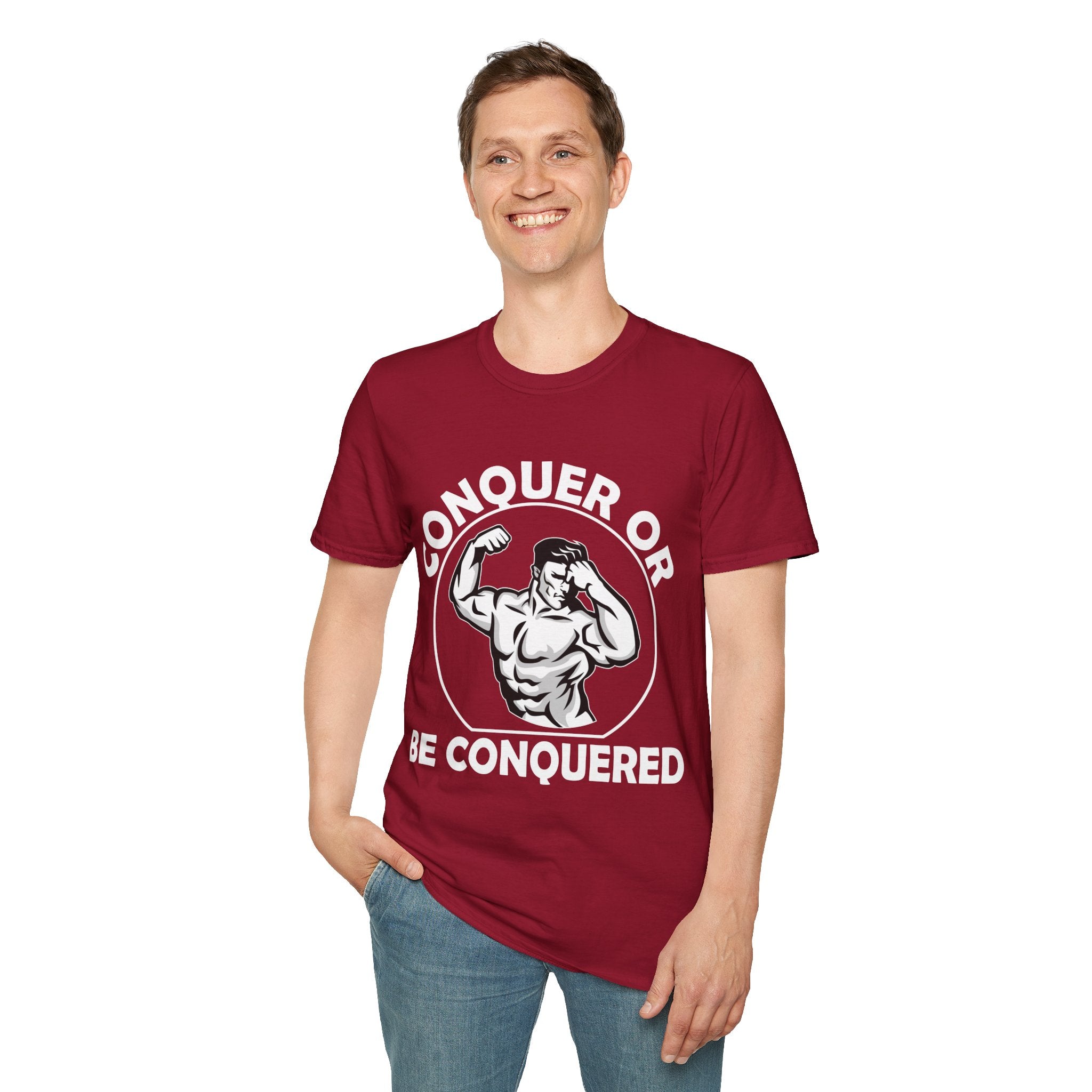 "Conquer Or Conquered" Unisex Soft style T-Shirt