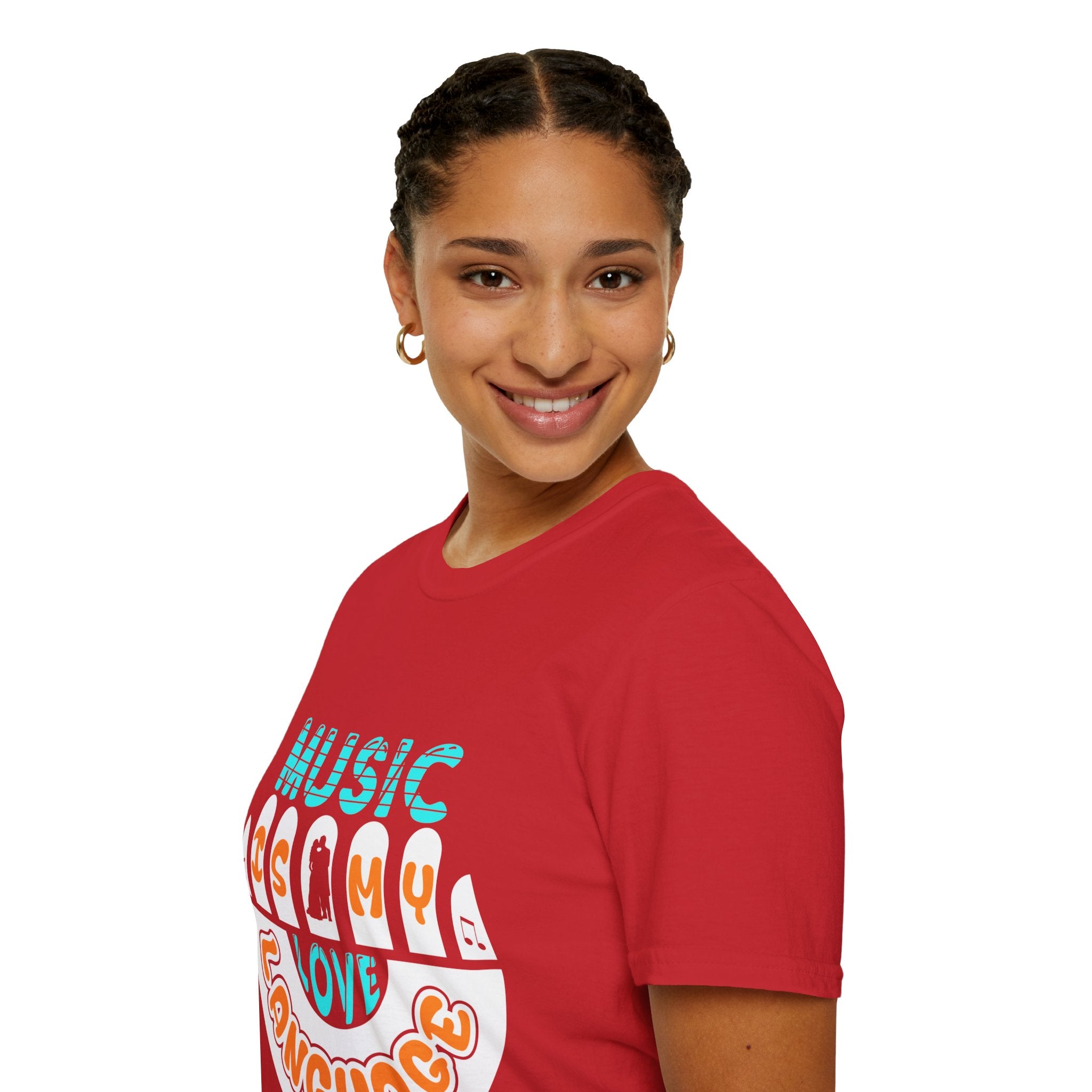 "Music In My Love Language" Unisex Soft style T-Shirt