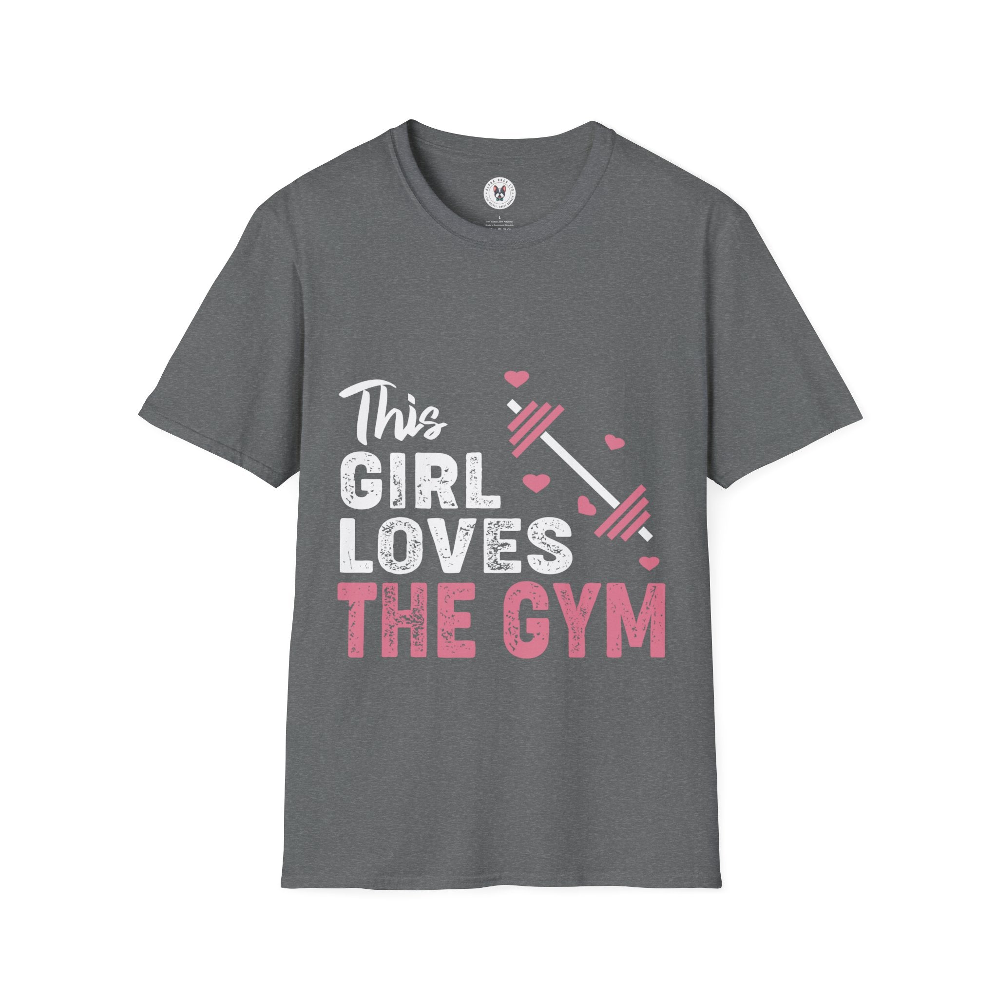 "The Girl Loves The Gym" Unisex Soft style T-Shirt