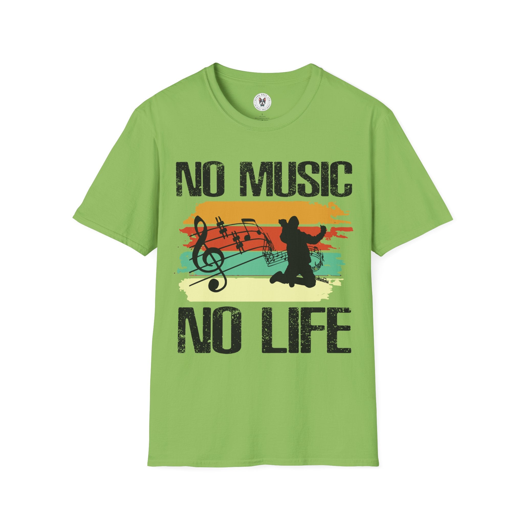 "No Music No Life"  Unisex Soft style T-Shirt