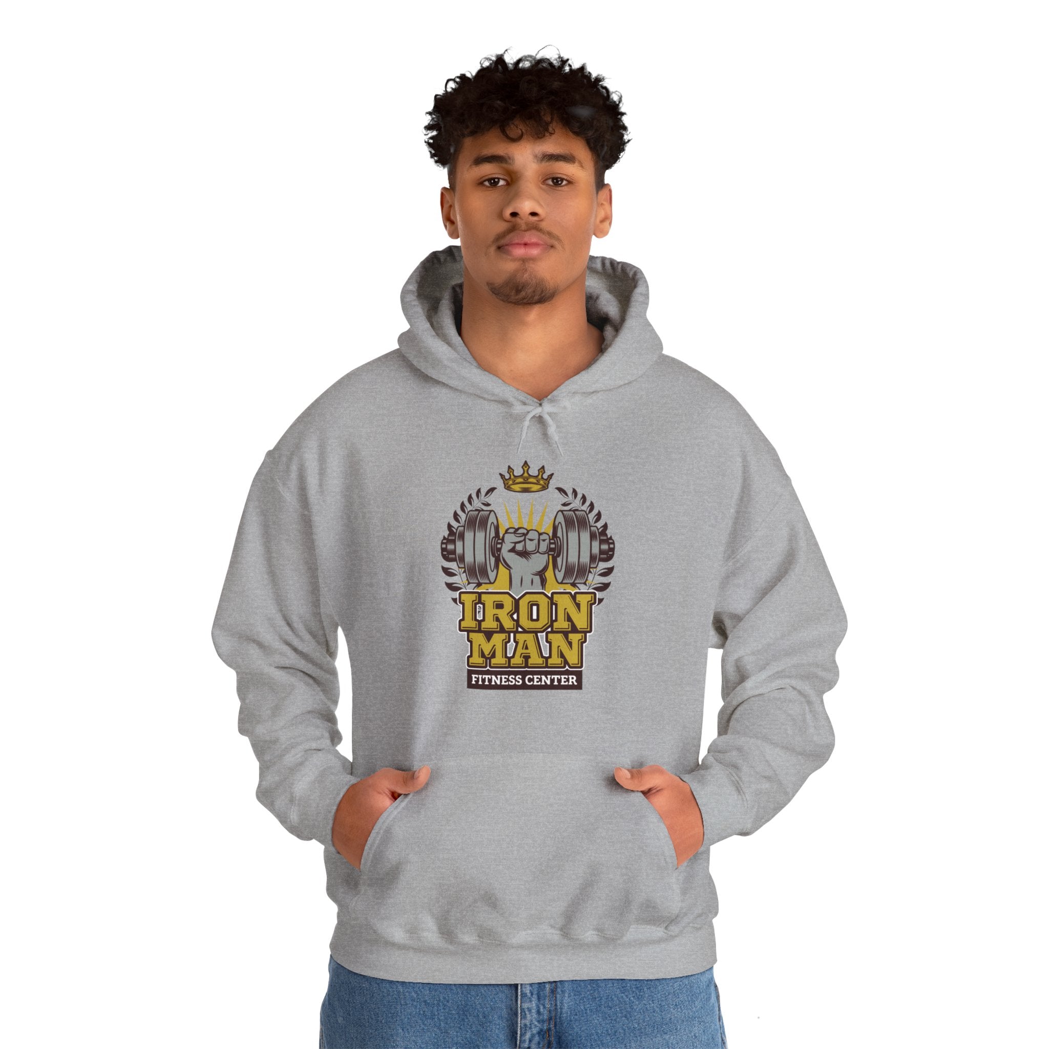 "IronMan Fitness Centre" Unisex Heavy Blend™ Hooded Sweatshirt