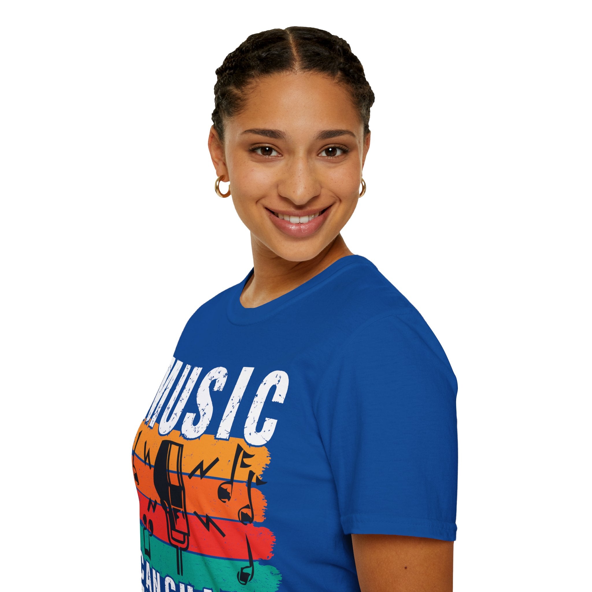 "Music Can Change The World" Unisex Soft style T-Shirt