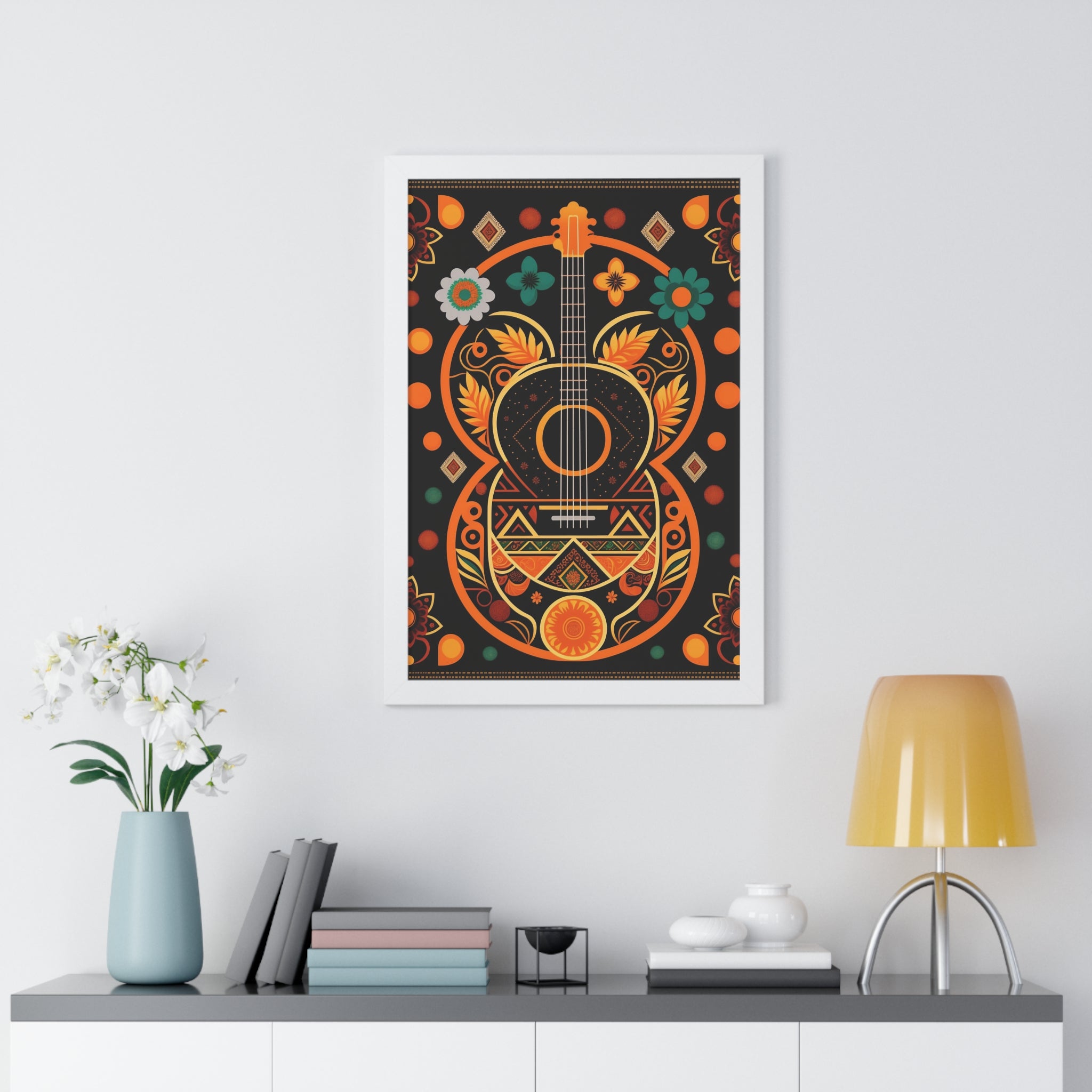 "BOHO" Framed Vertical Poster