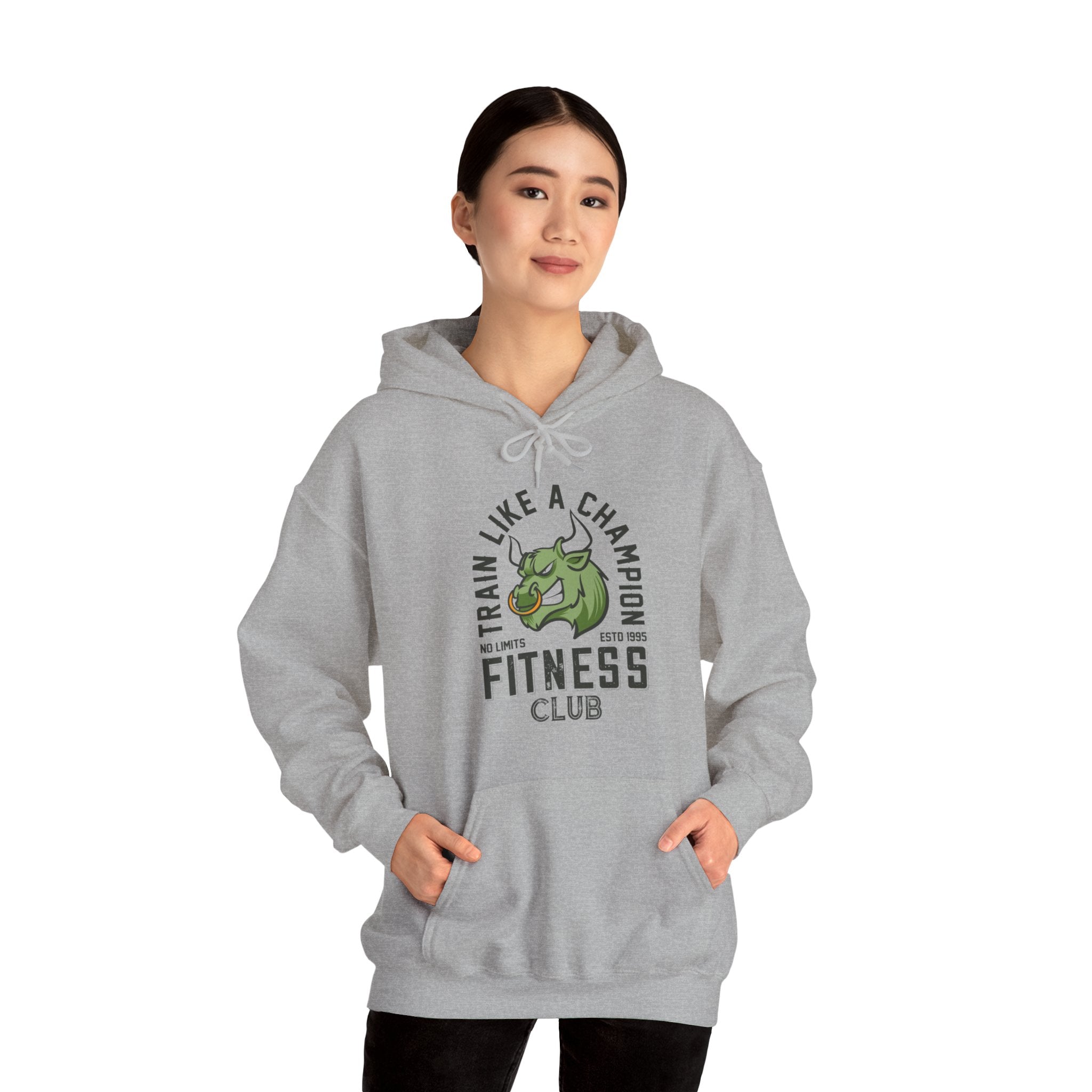 "Train Like A Champion" Unisex Heavy Blend™ Hooded Sweatshirt