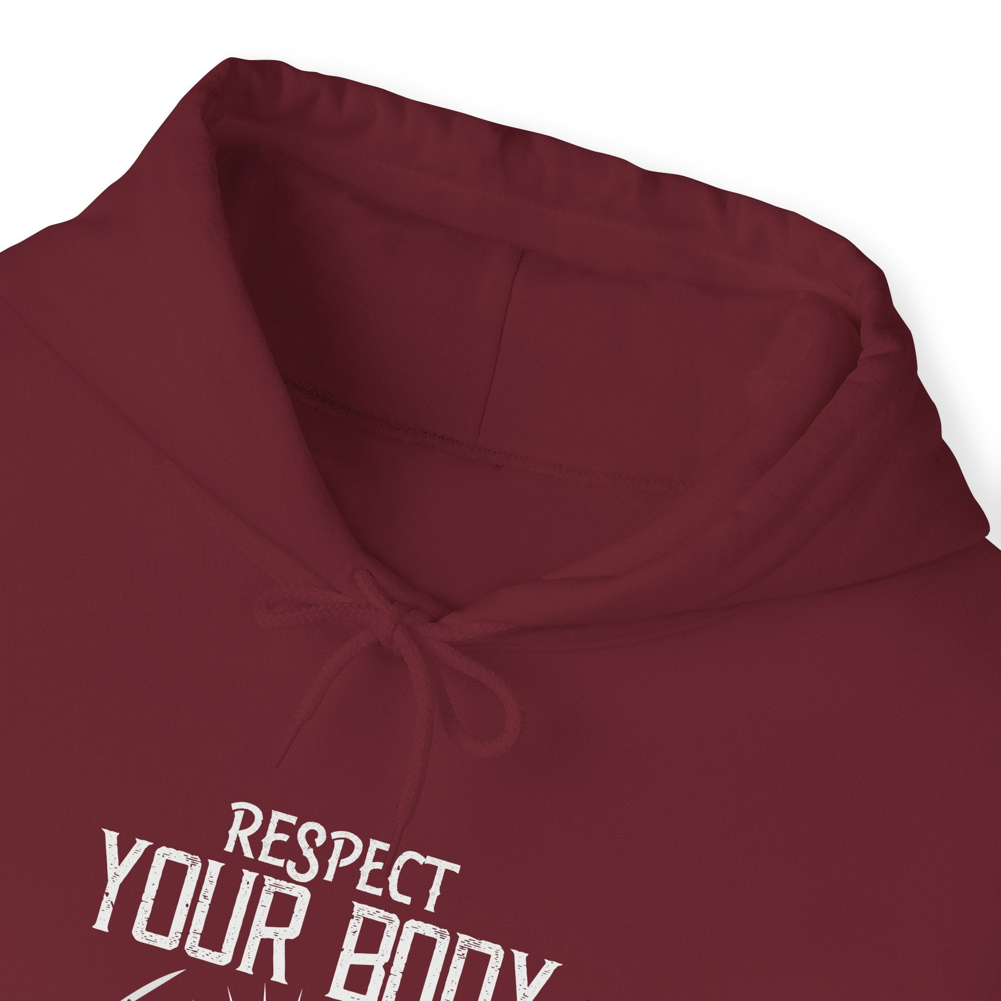 "Respect Your Body It Is the Only One You Get"  Unisex Heavy Blend™ Hooded Sweatshirt