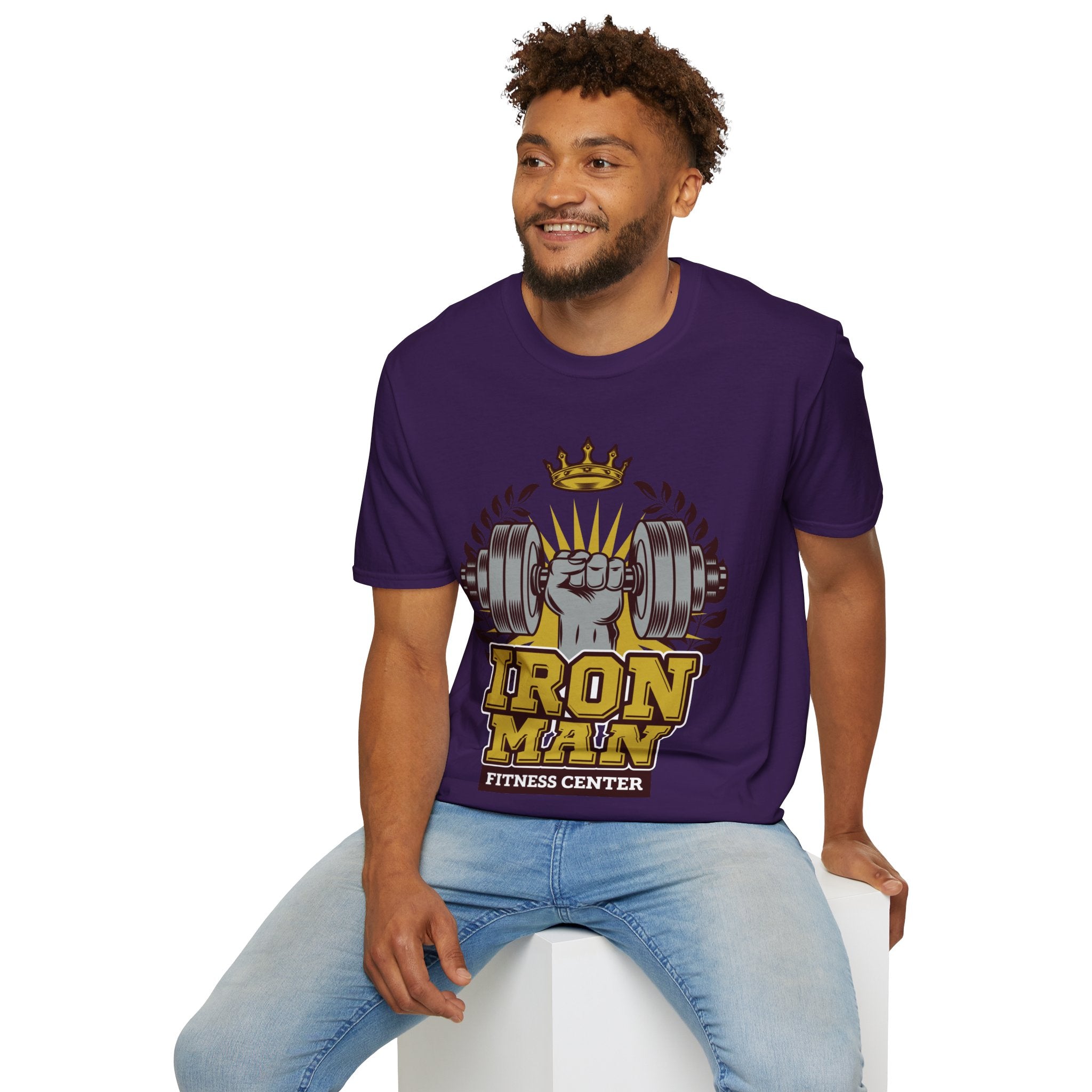 "IronMan Fitness Centre" Unisex Soft style T-Shirt